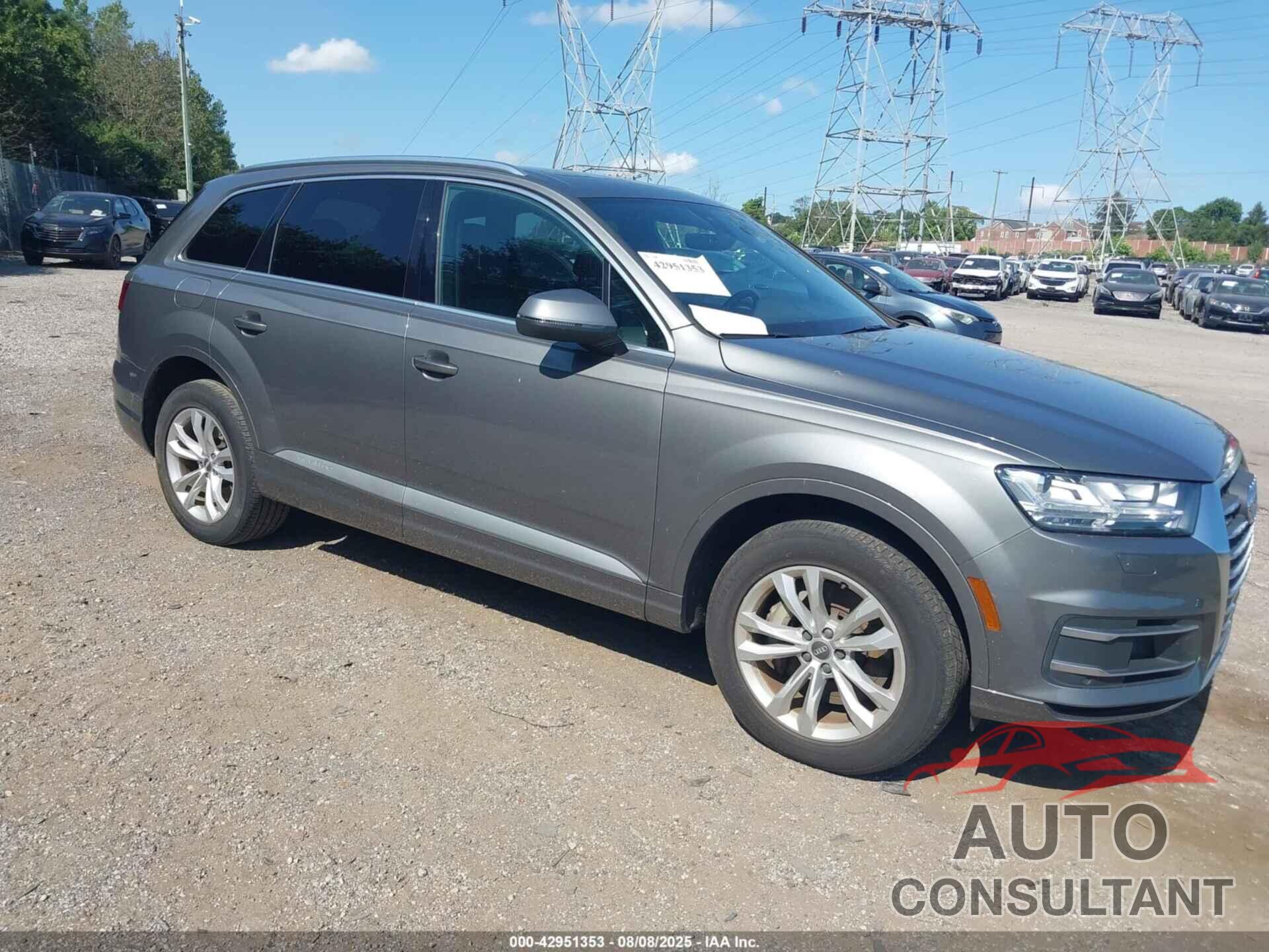 AUDI Q7 2017 - WA1LAAF72HD026215