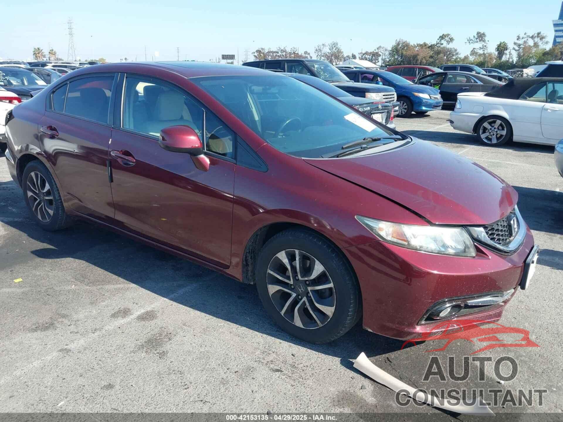 HONDA CIVIC 2013 - 2HGFB2F99DH508637