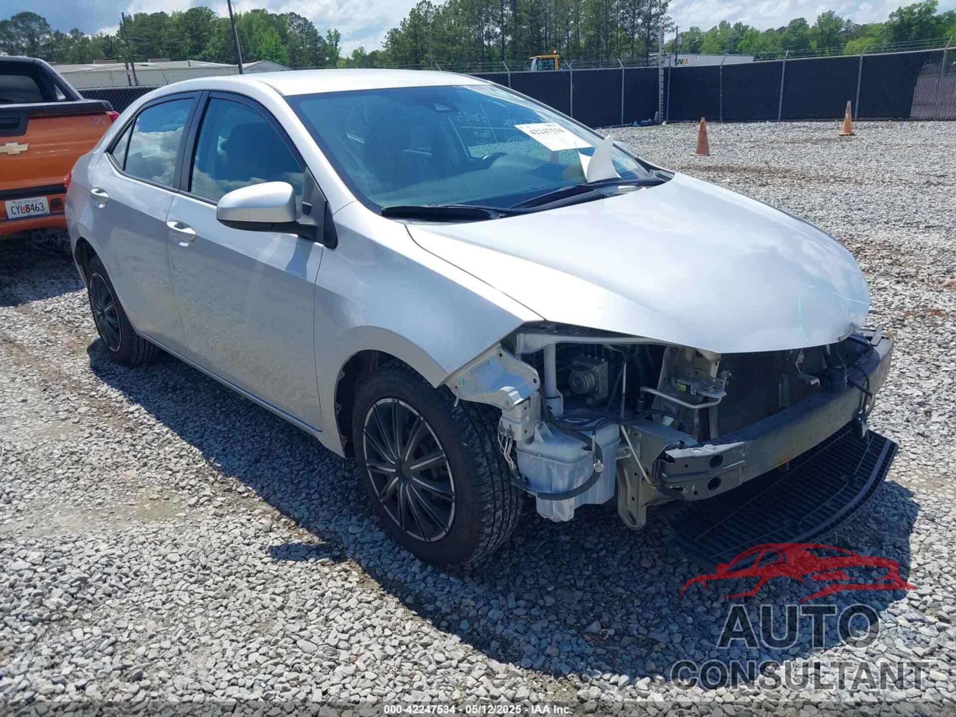 TOYOTA COROLLA 2019 - 5YFBURHE7KP898929