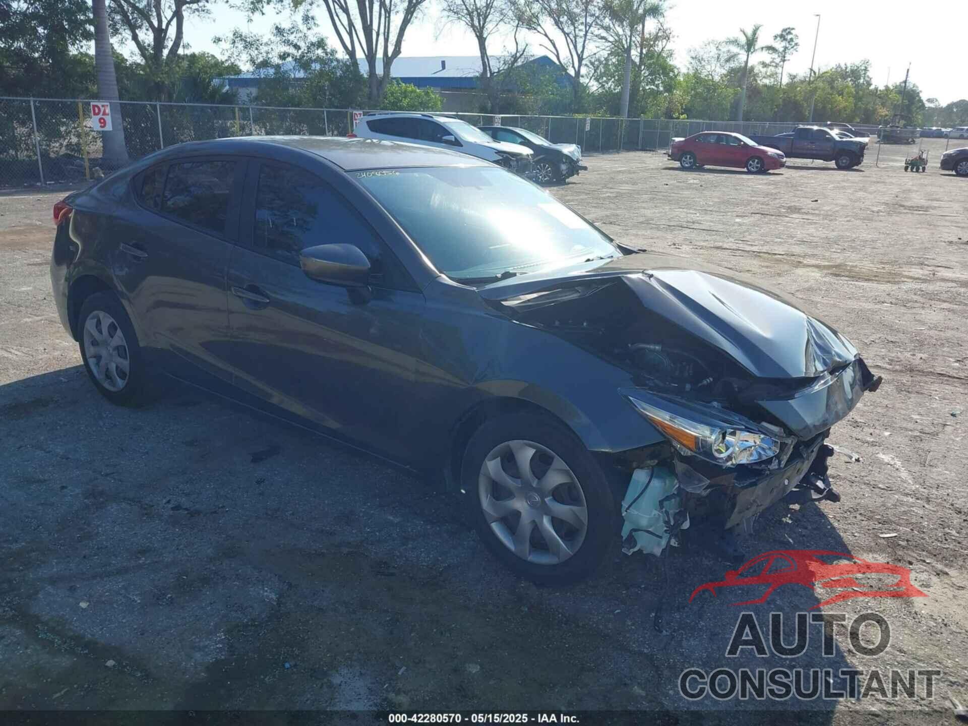 MAZDA 3 2017 - JM1BN1U74H1100986
