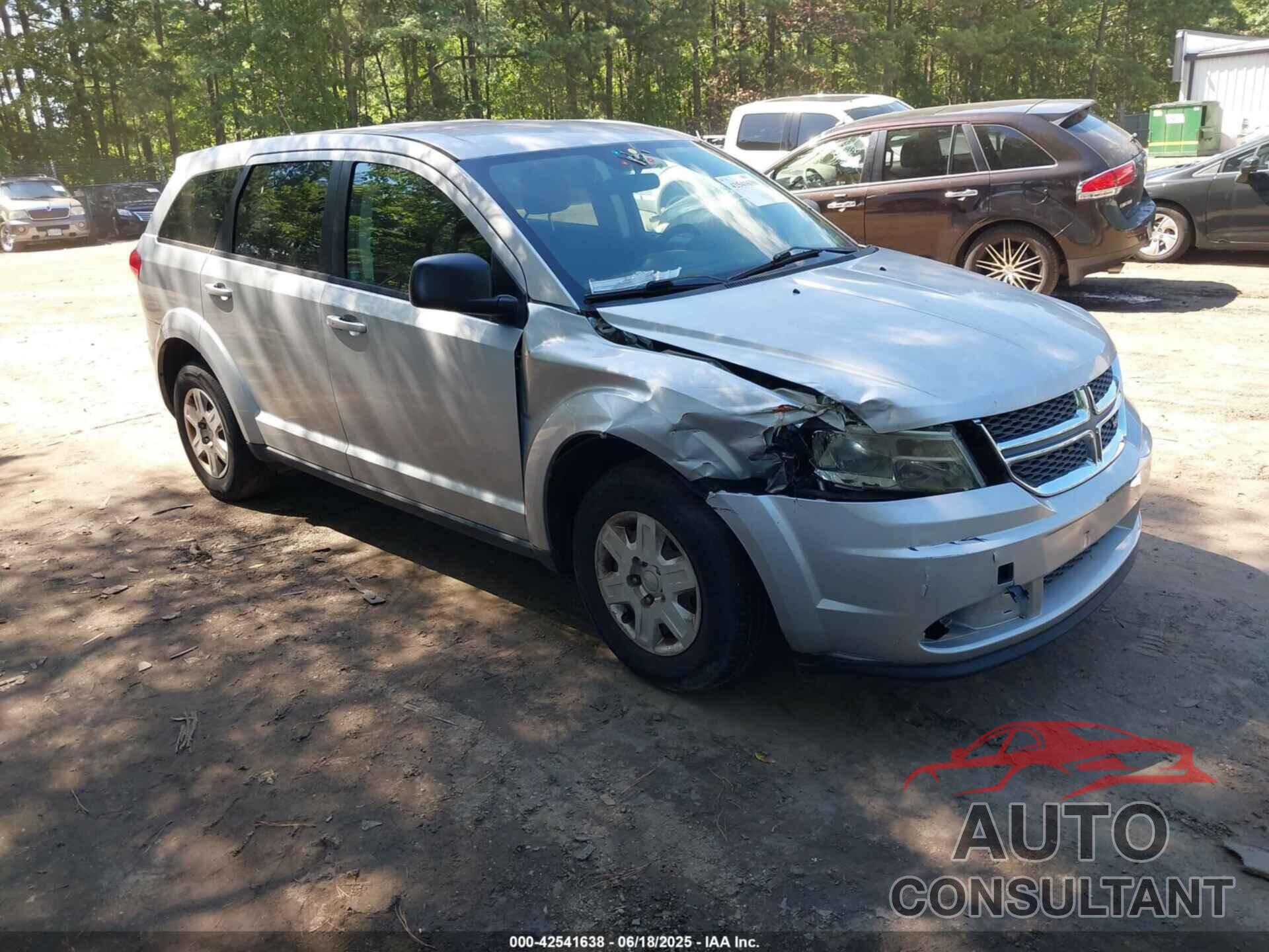 DODGE JOURNEY 2012 - 3C4PDCAB7CT134192