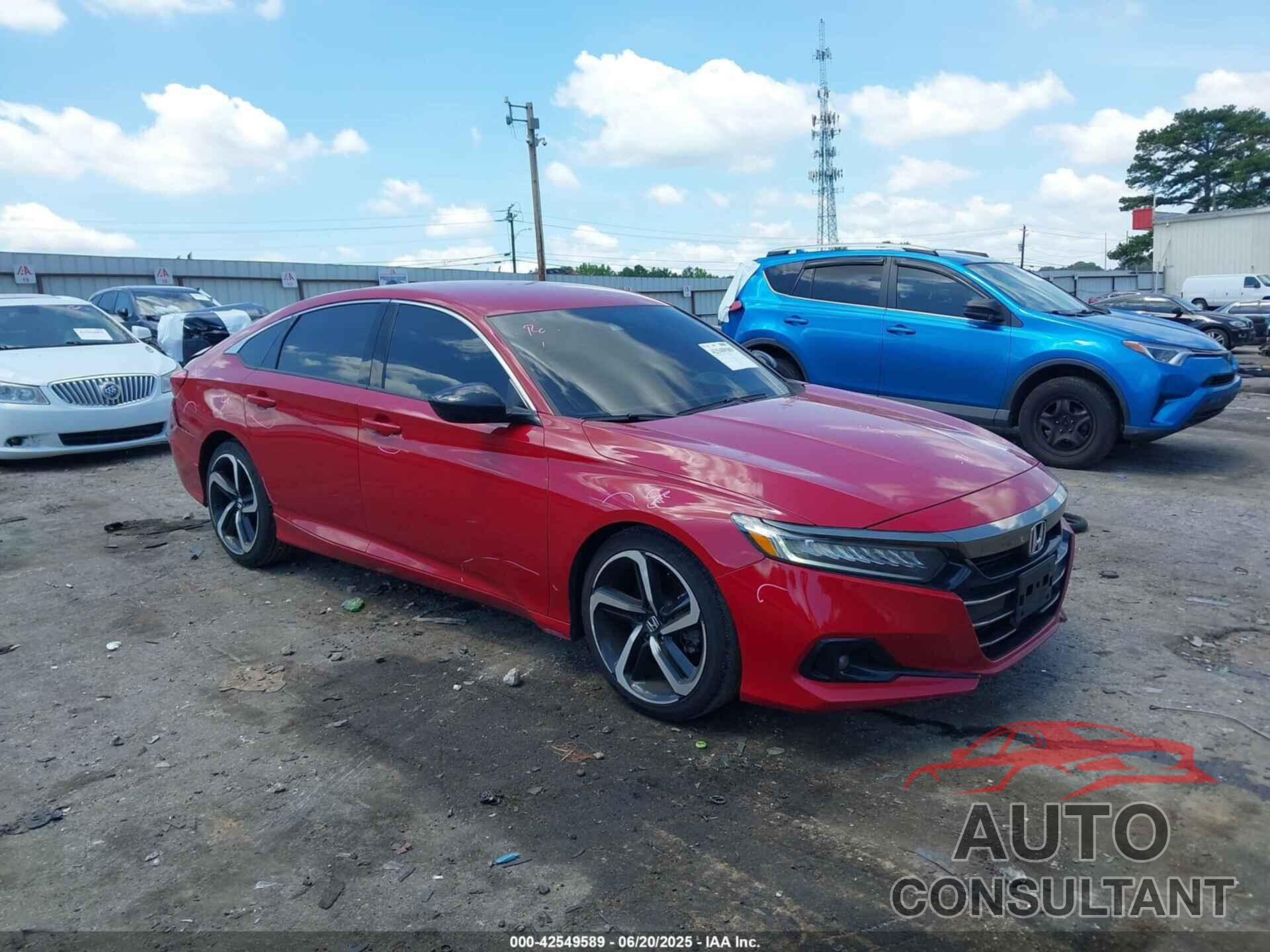 HONDA ACCORD 2022 - 1HGCV1F41NA044834