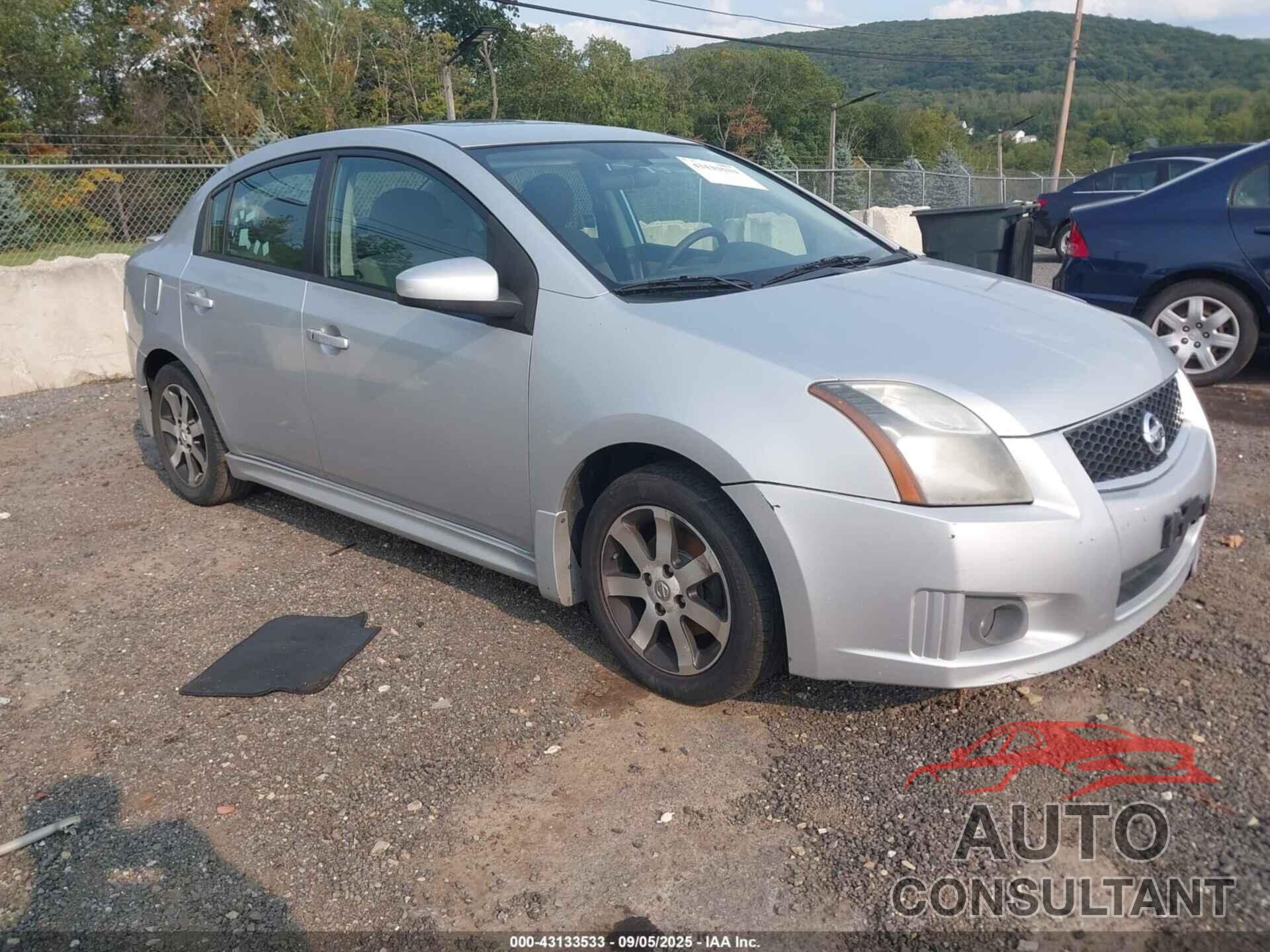 NISSAN SENTRA 2012 - 3N1AB6AP8CL625088