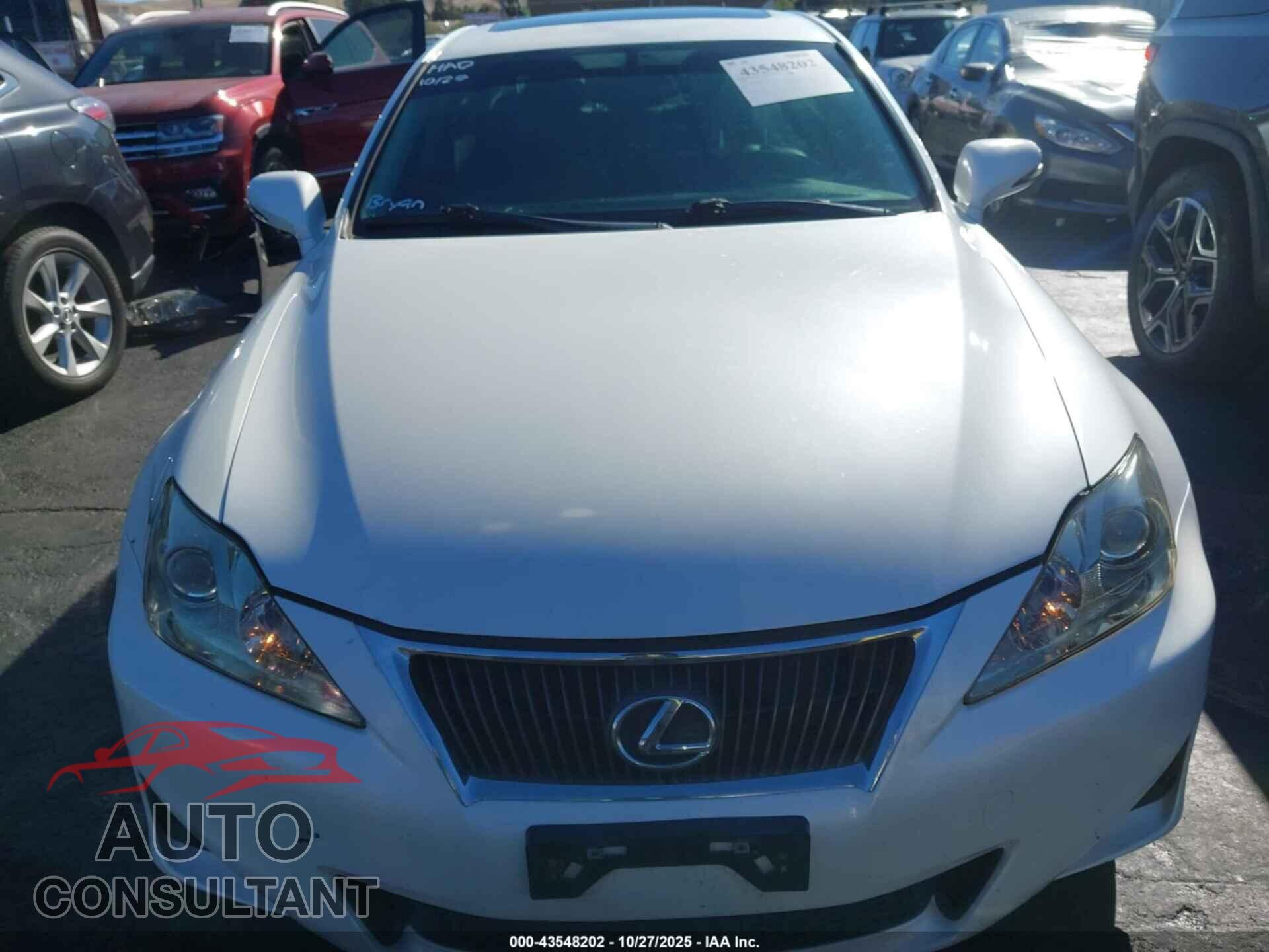 LEXUS IS 250 2012 - JTHBF5C2XC5179638