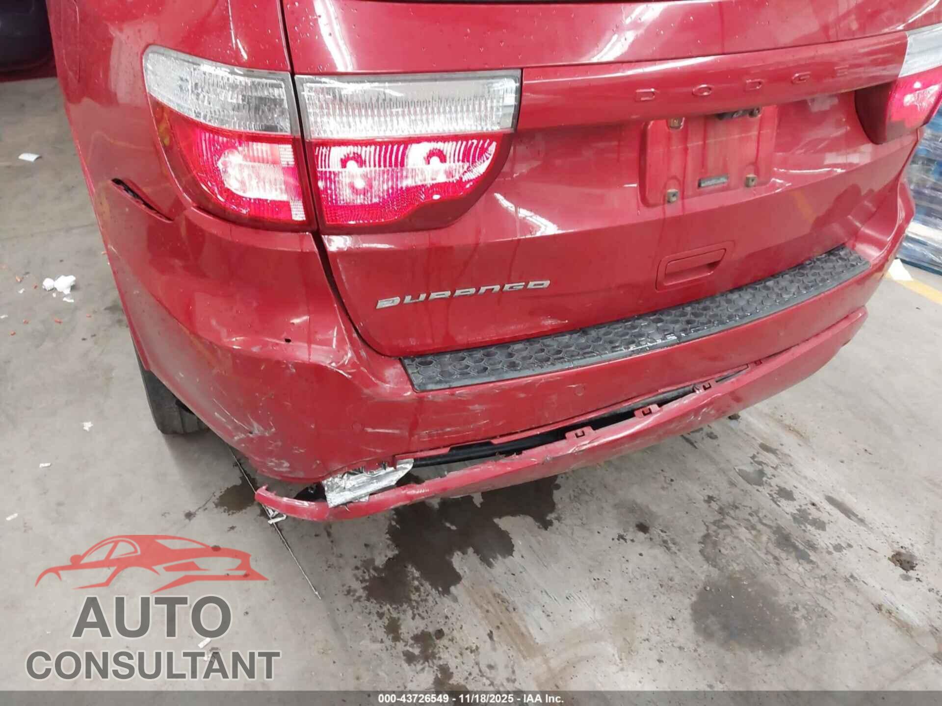 DODGE DURANGO 2013 - 1C4RDHAG3DC686206
