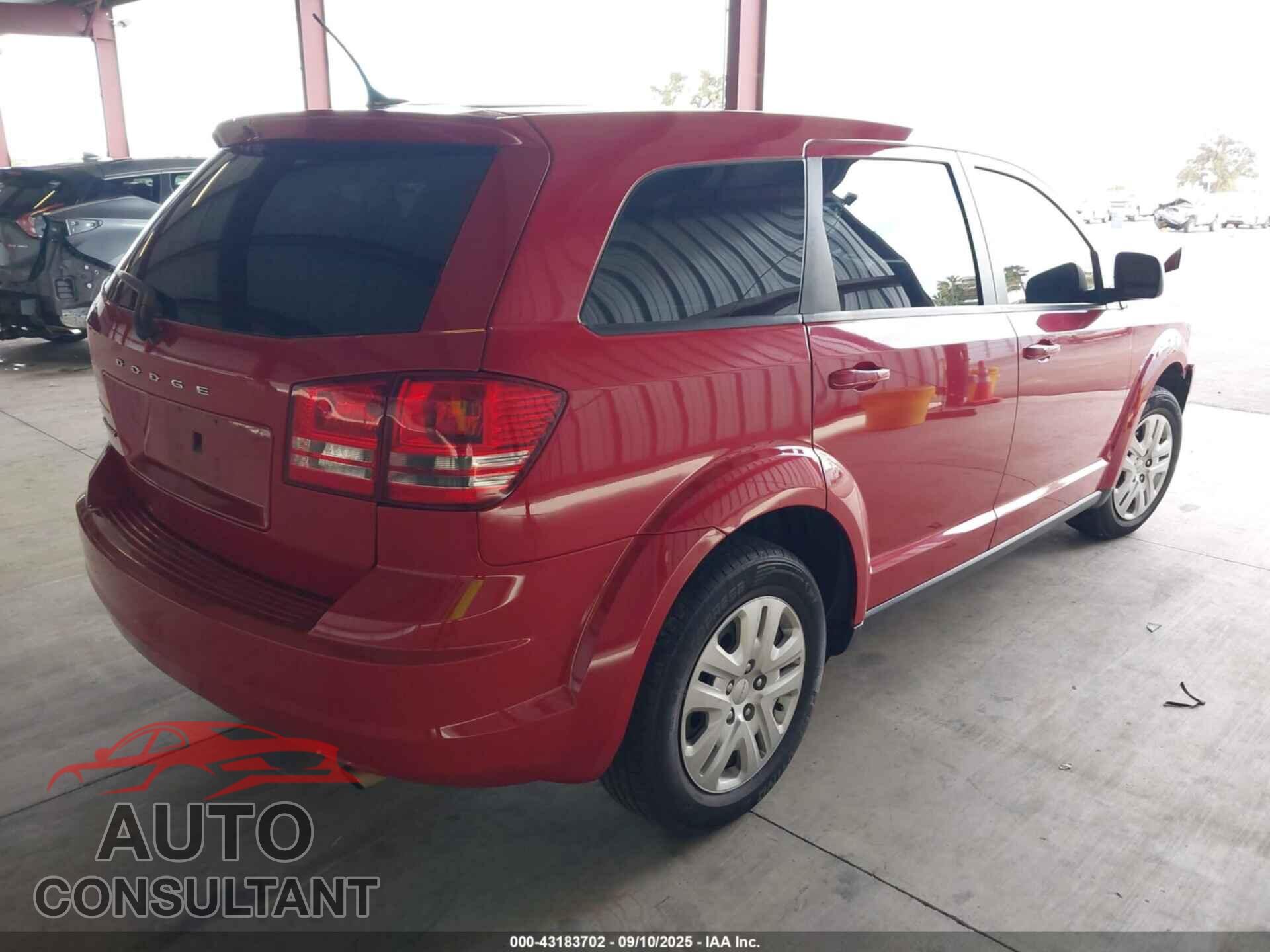 DODGE JOURNEY 2015 - 3C4PDCAB8FT707945