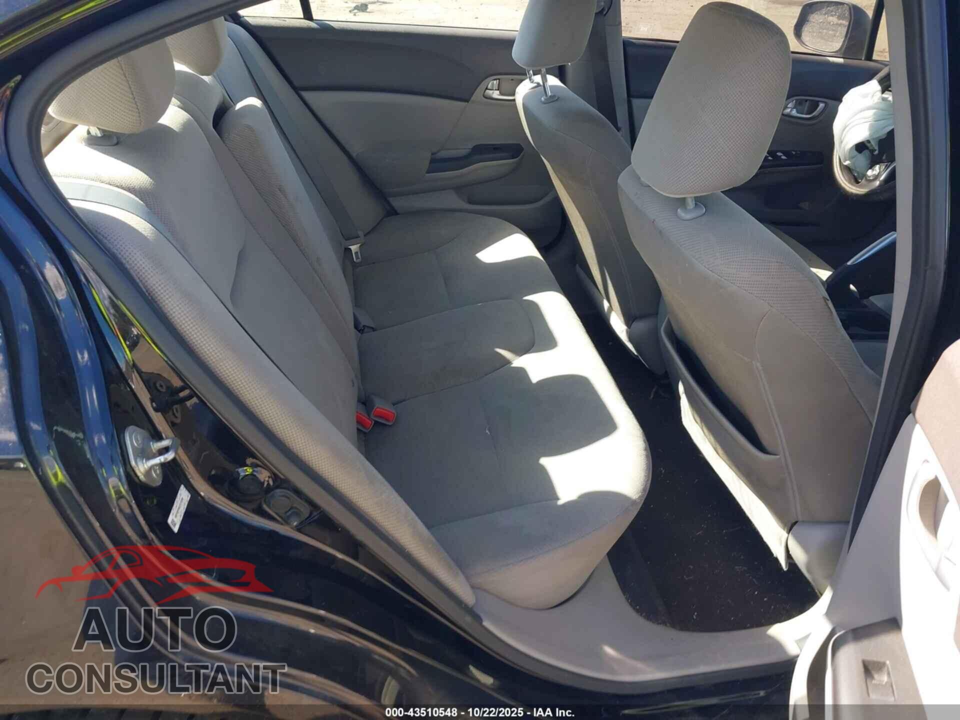 HONDA CIVIC 2012 - 19XFB2F85CE313280