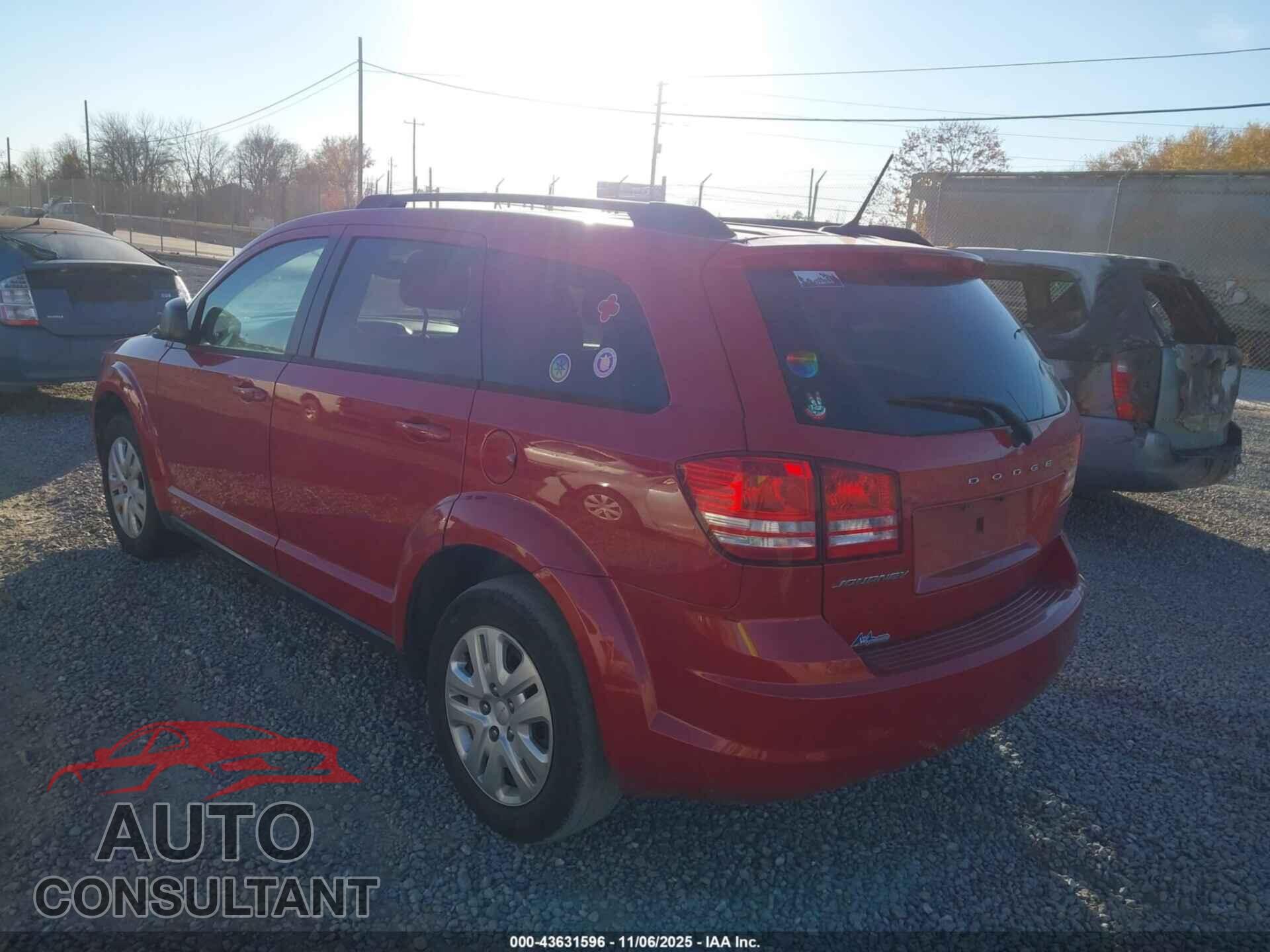 DODGE JOURNEY 2017 - 3C4PDCAB2HT683936