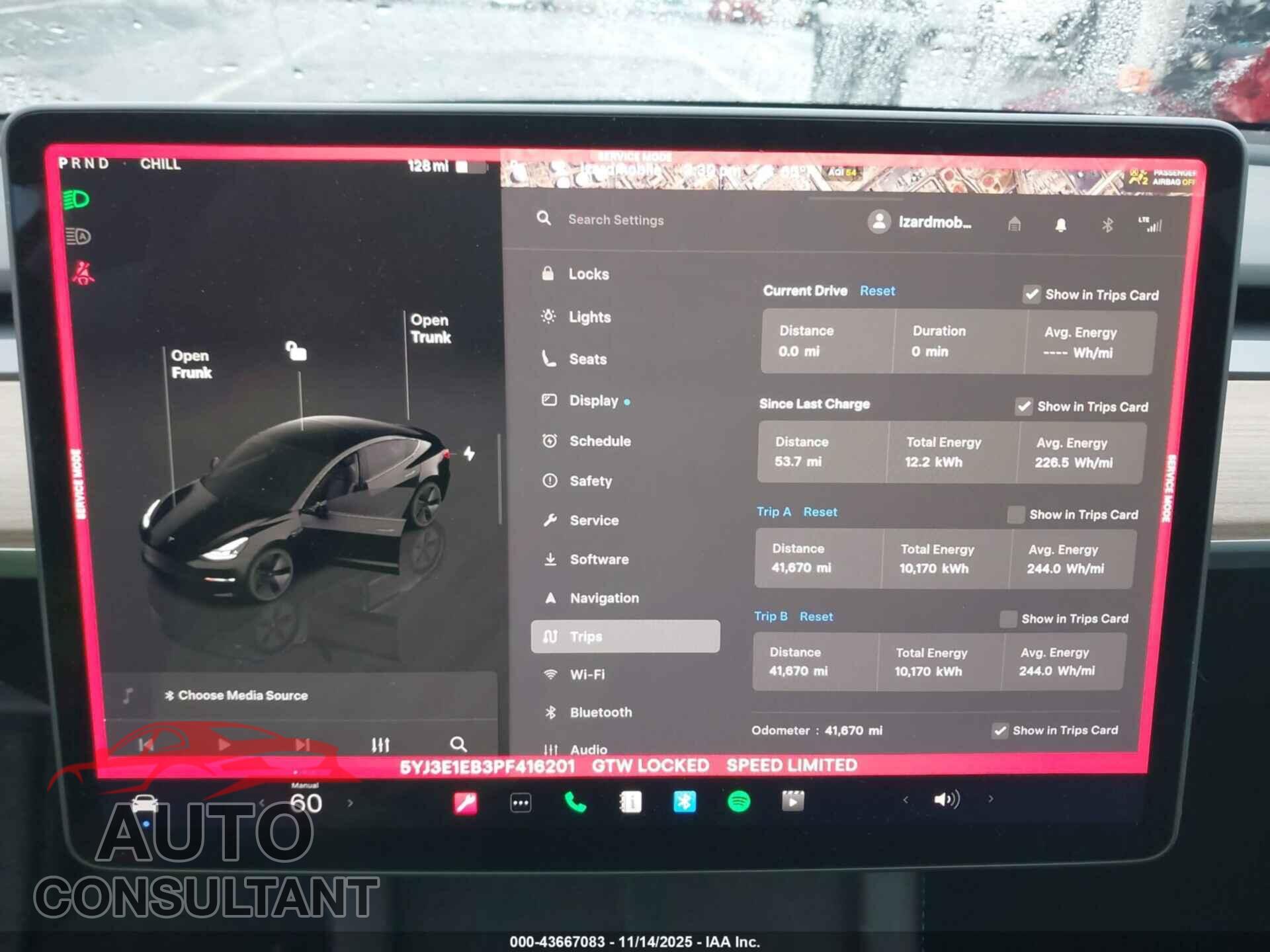 TESLA MODEL 3 2023 - 5YJ3E1EB3PF416201