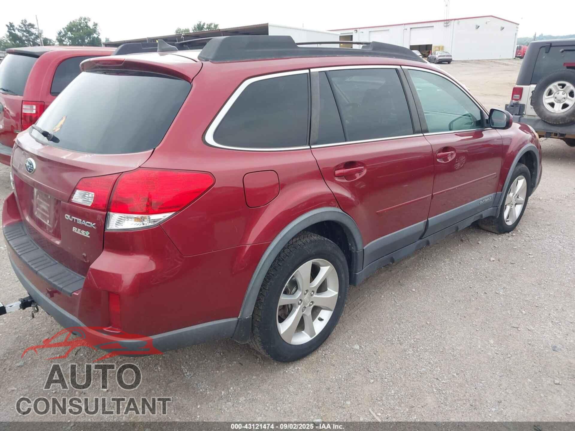 SUBARU OUTBACK 2014 - 4S4BRBLC3E3268557