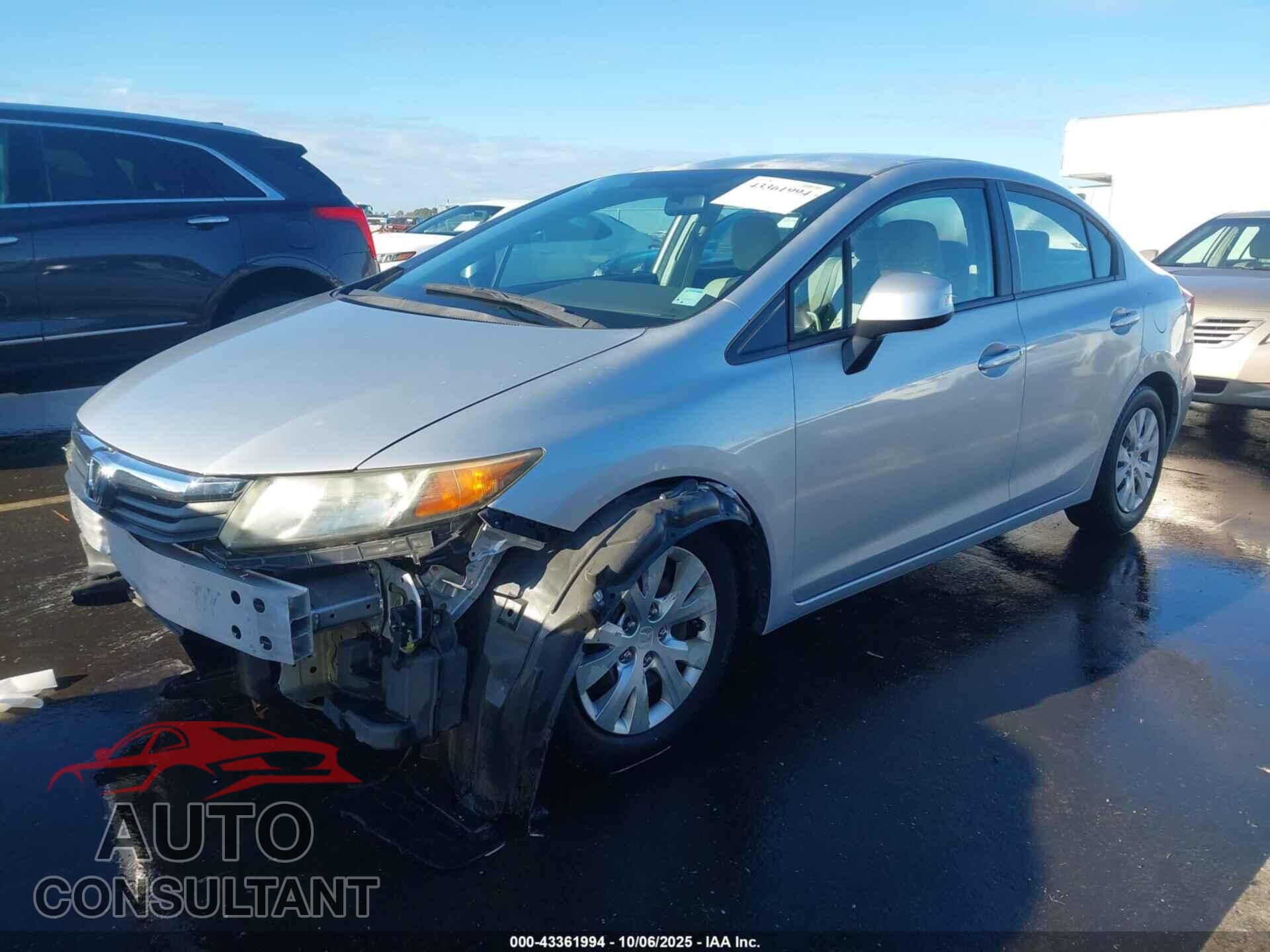 HONDA CIVIC 2012 - 2HGFB2F50CH564588