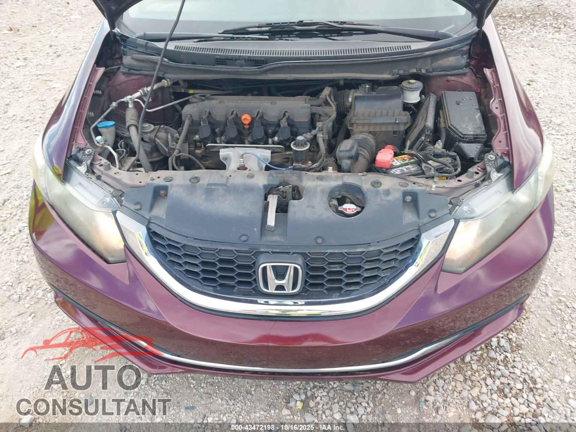 HONDA CIVIC 2013 - 19XFB2F57DE044173