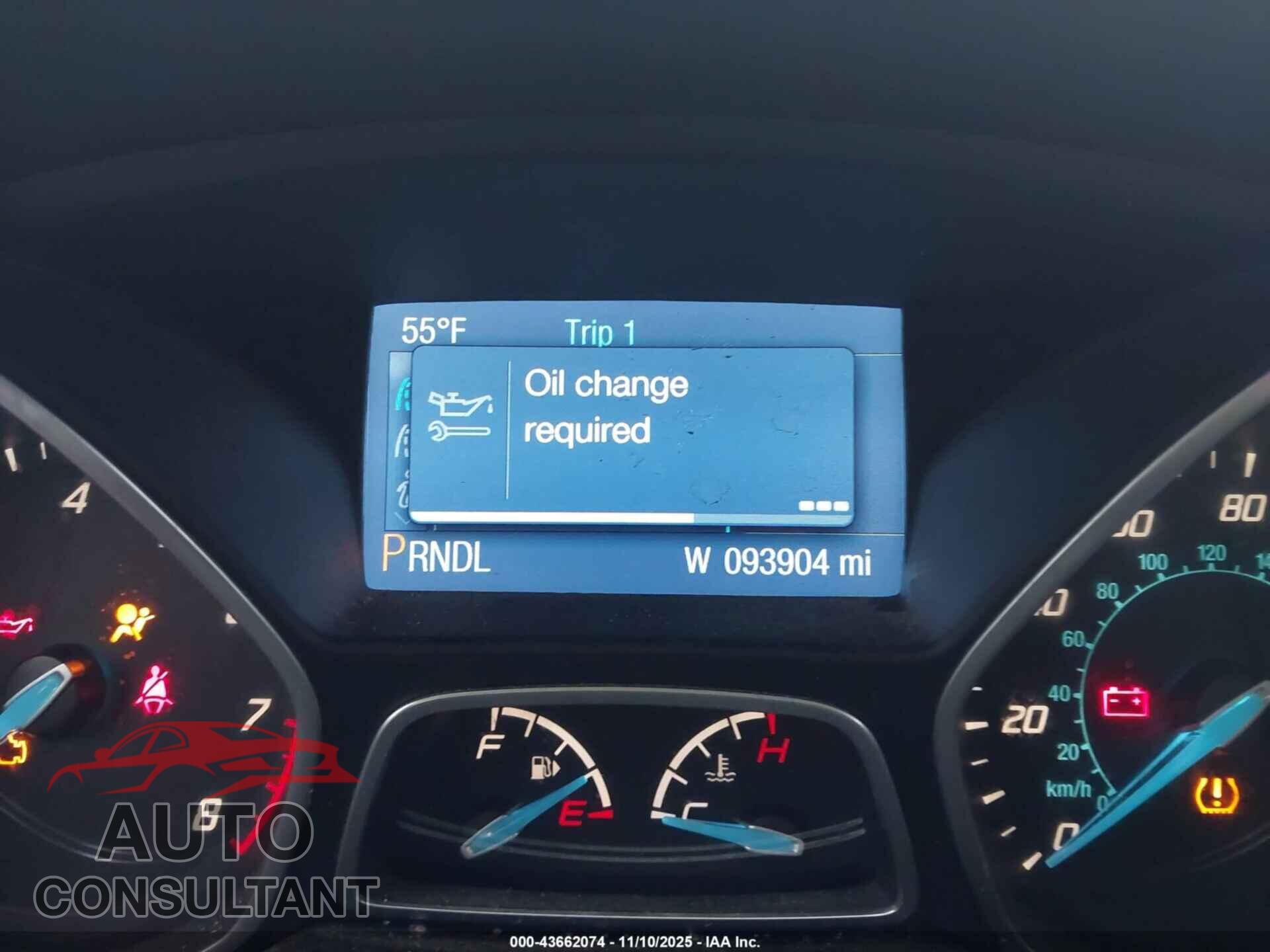 FORD FOCUS 2014 - 1FADP3F2XEL201231