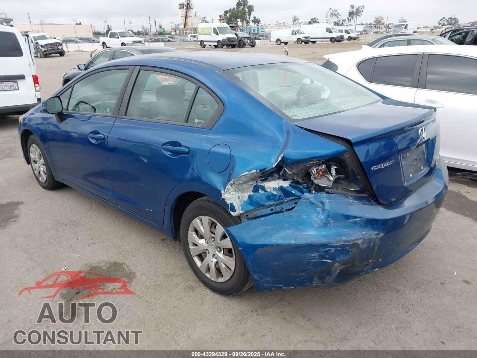 HONDA CIVIC 2012 - 19XFB2F51CE361994