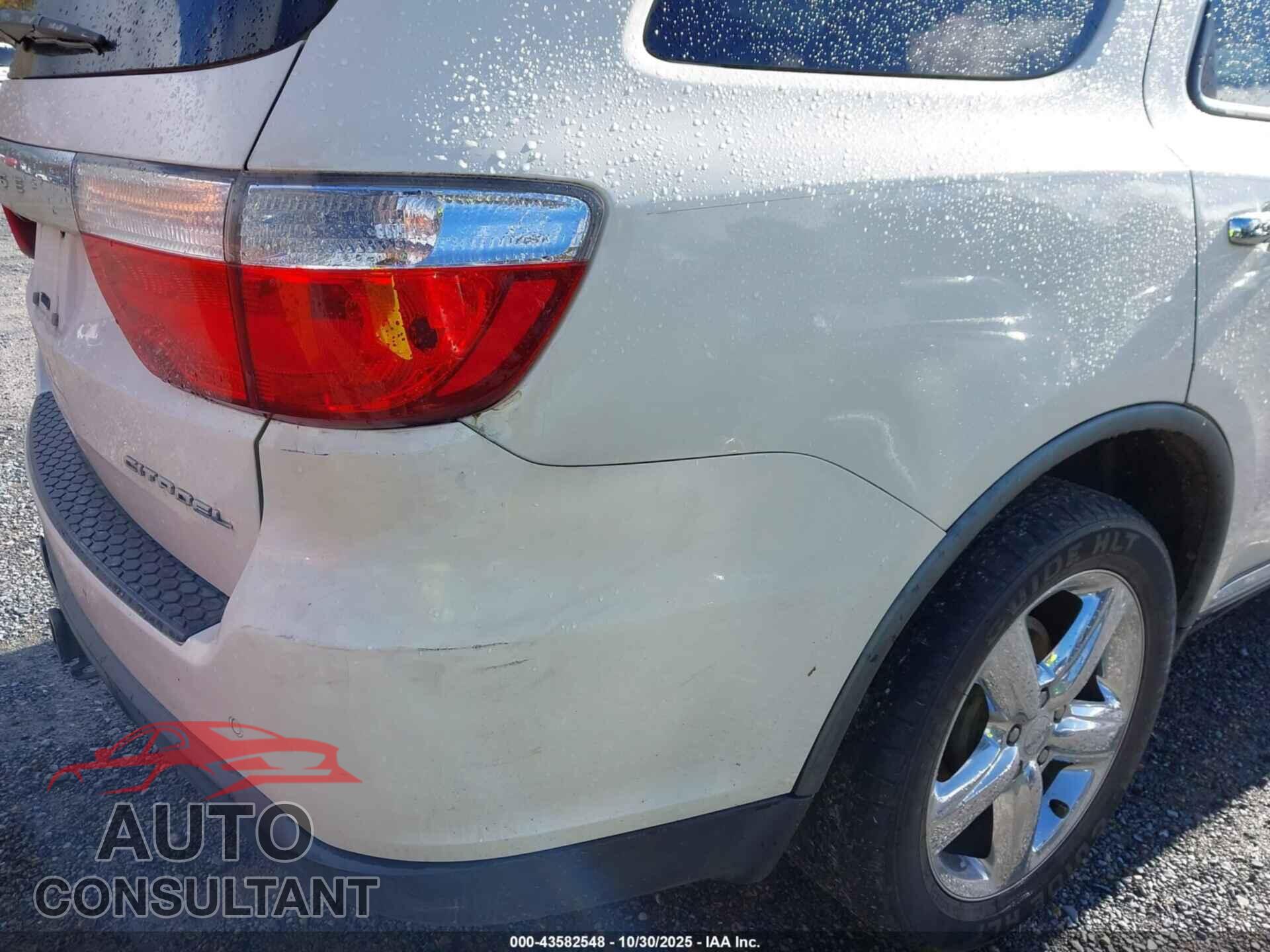 DODGE DURANGO 2012 - 1C4SDHETXCC105937