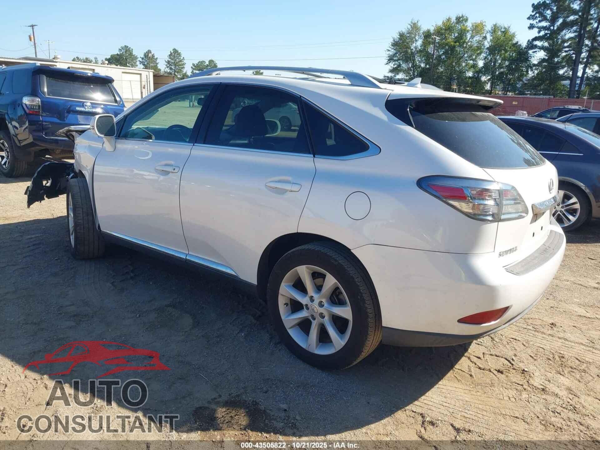 LEXUS RX 350 2012 - 2T2ZK1BA5CC085551