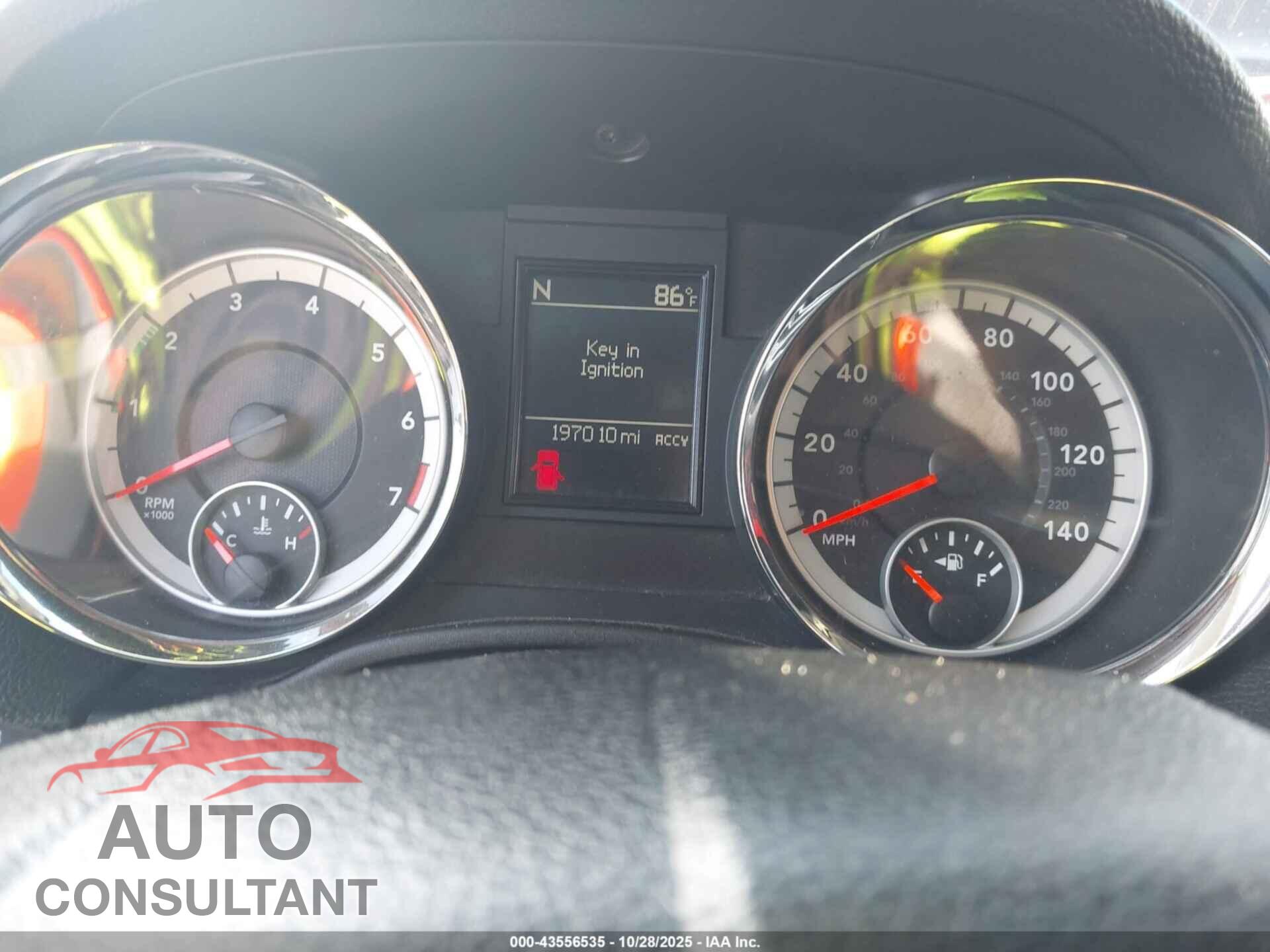 DODGE DURANGO 2012 - 1C4RDHAG1CC210700