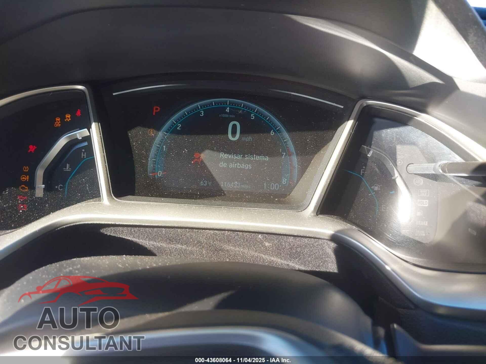 HONDA CIVIC 2016 - 2HGFC2F75GH567202