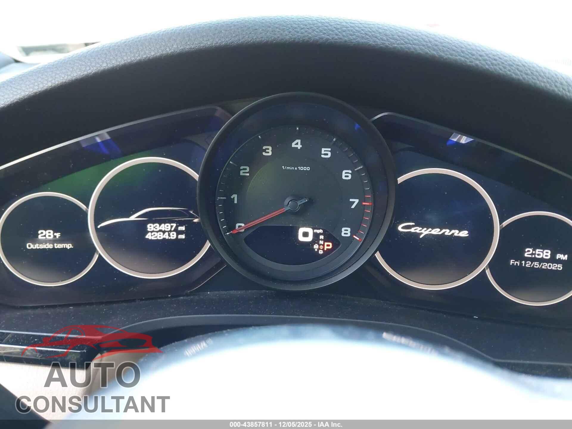 PORSCHE CAYENNE 2019 - WP1AA2AY1KDA06563