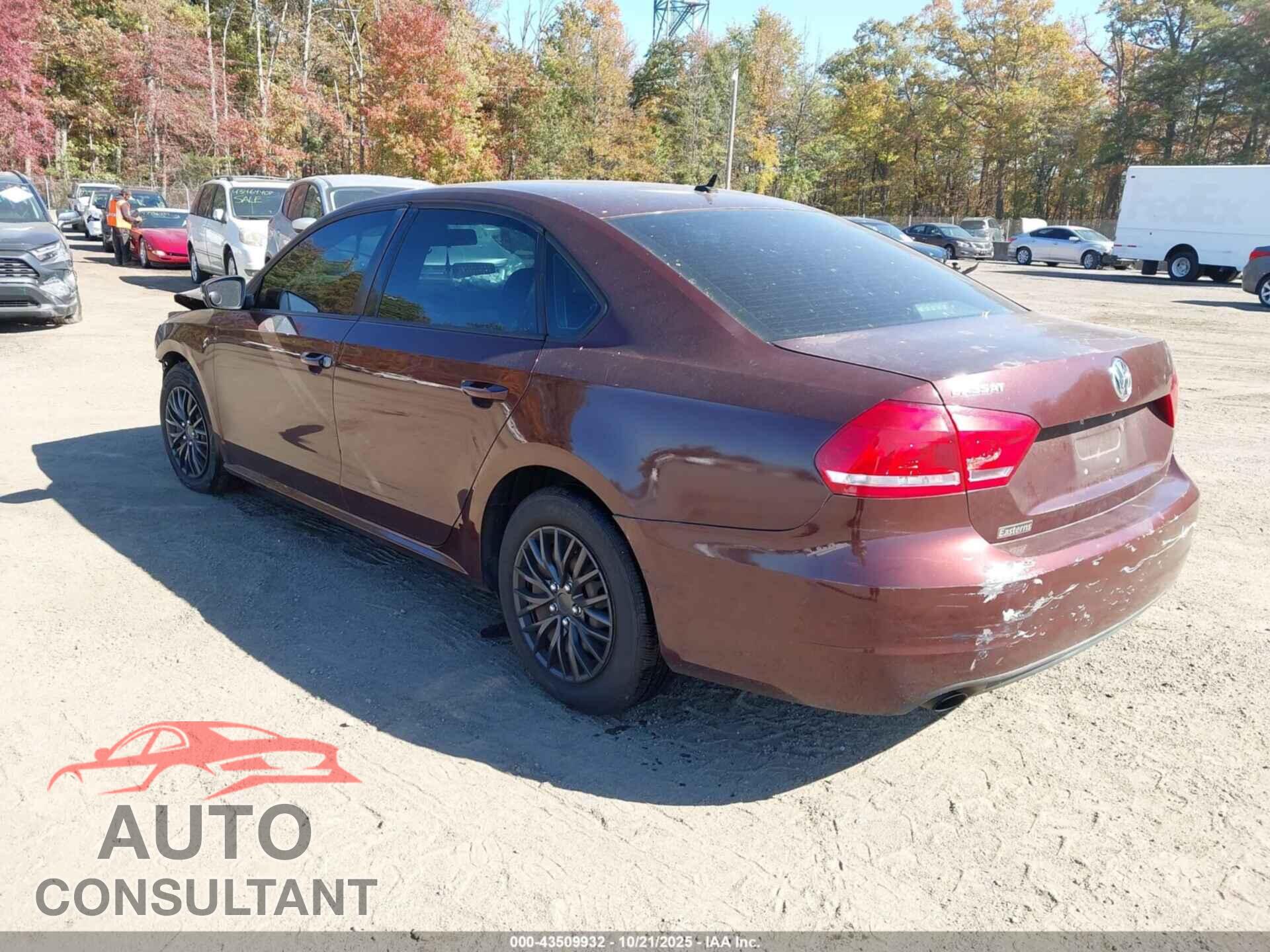 VOLKSWAGEN PASSAT 2014 - 1VWAT7A3XEC061002