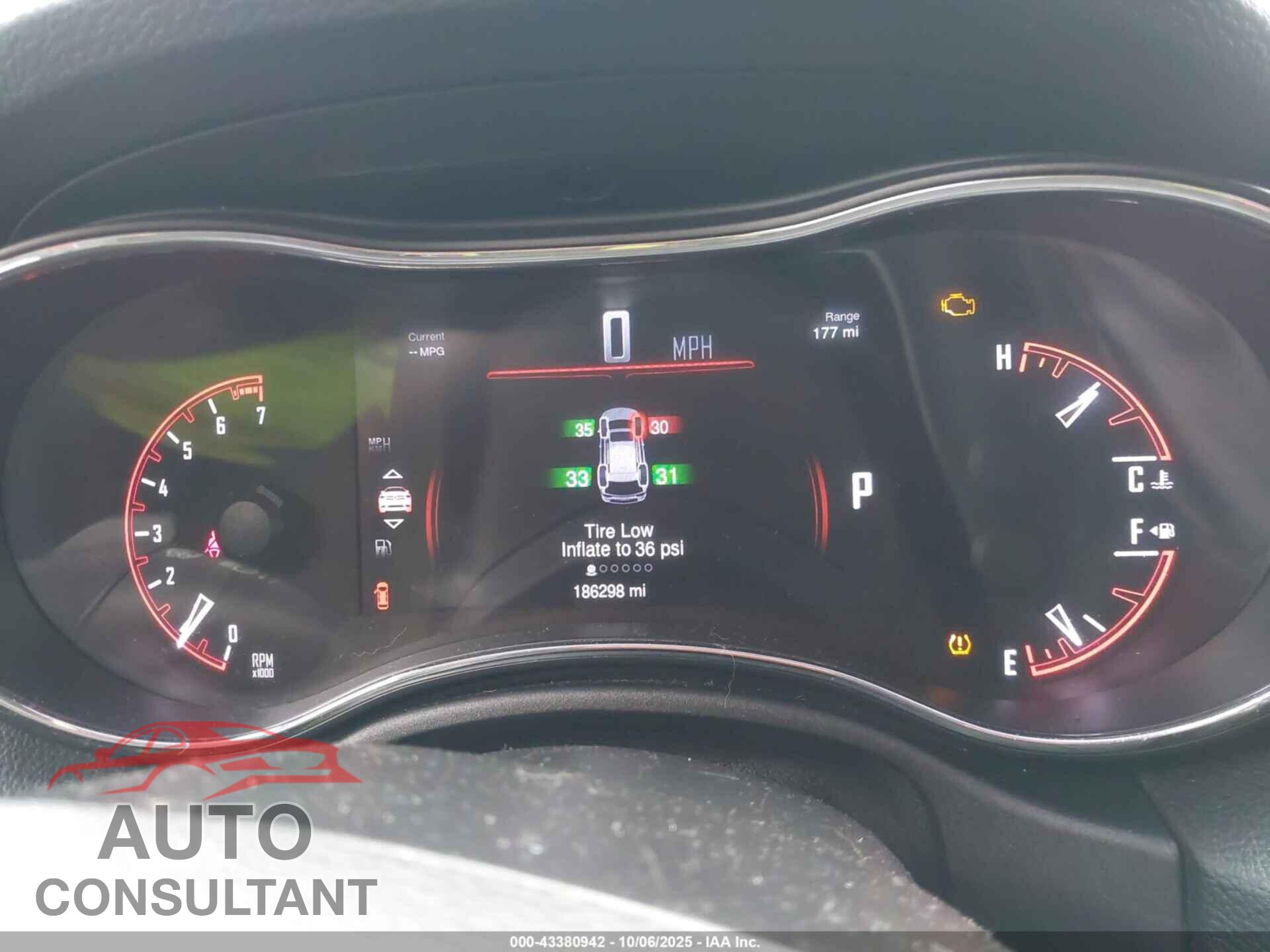 DODGE DURANGO 2015 - 1C4RDJAG9FC895590