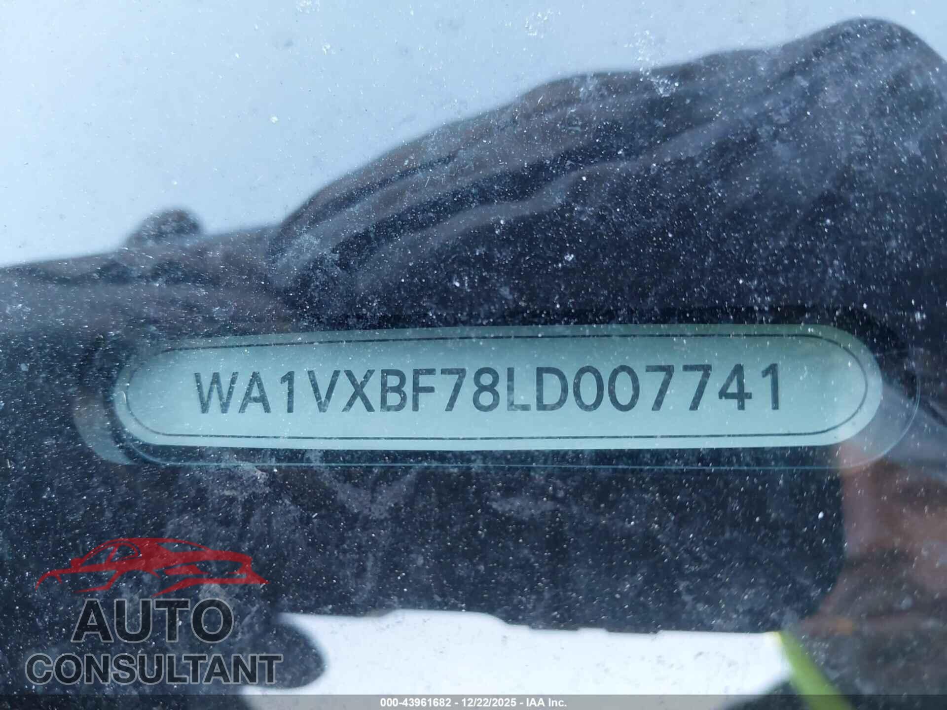 AUDI Q7 2020 - WA1VXBF78LD007741
