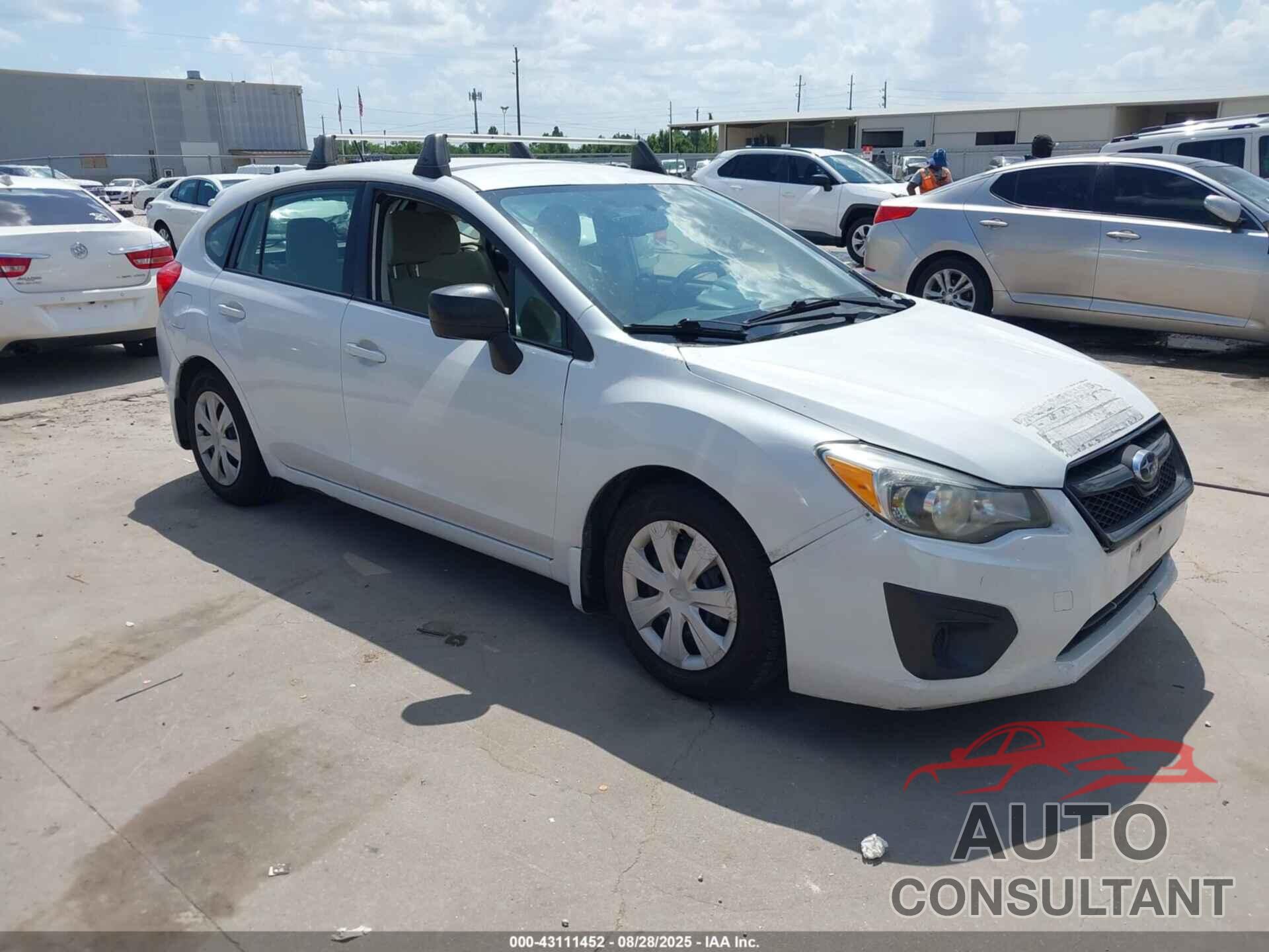 SUBARU IMPREZA 2012 - JF1GPAA68CH238418