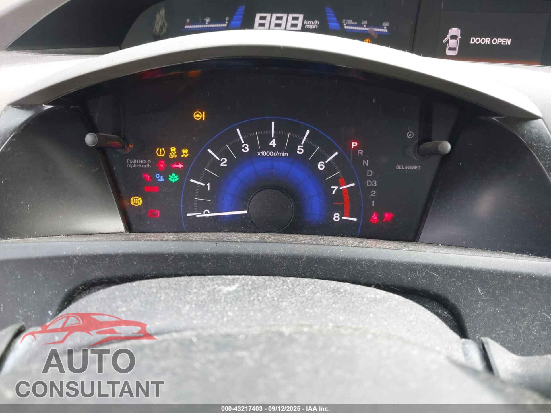 HONDA CIVIC 2012 - 2HGFB2F86CH519407