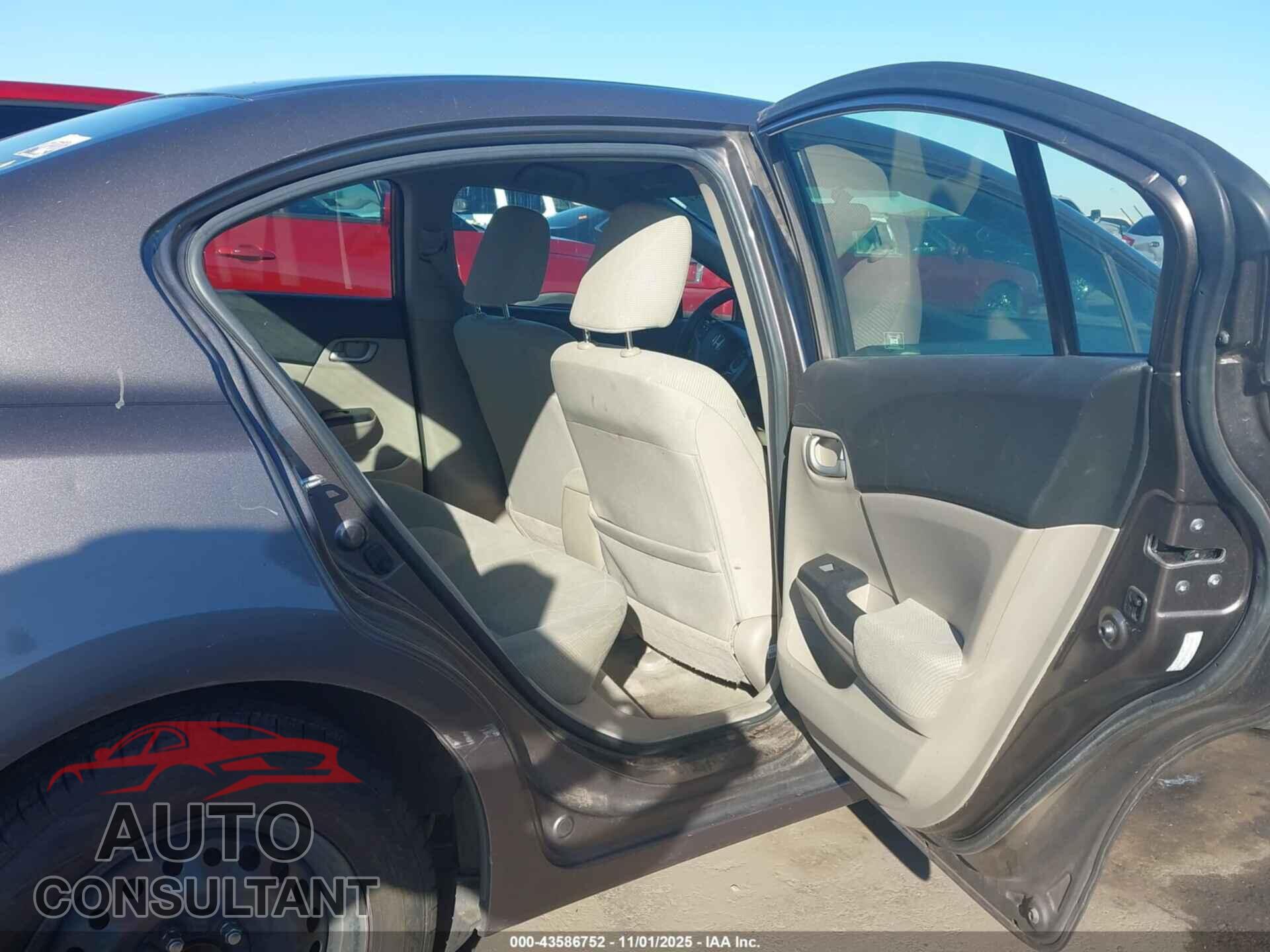 HONDA CIVIC 2012 - JHMFB2F58CS001486