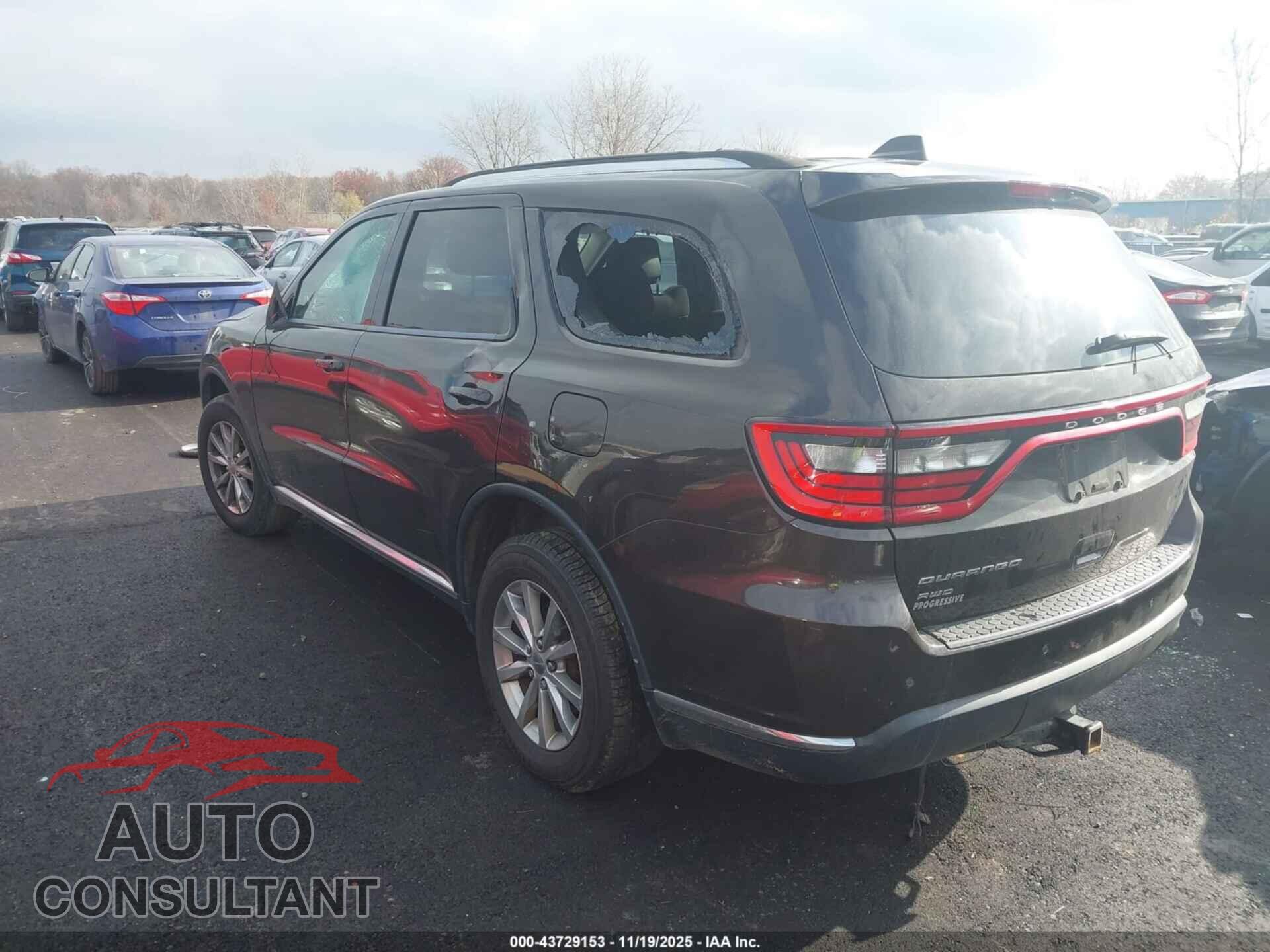 DODGE DURANGO 2017 - 1C4RDJAG2HC709777
