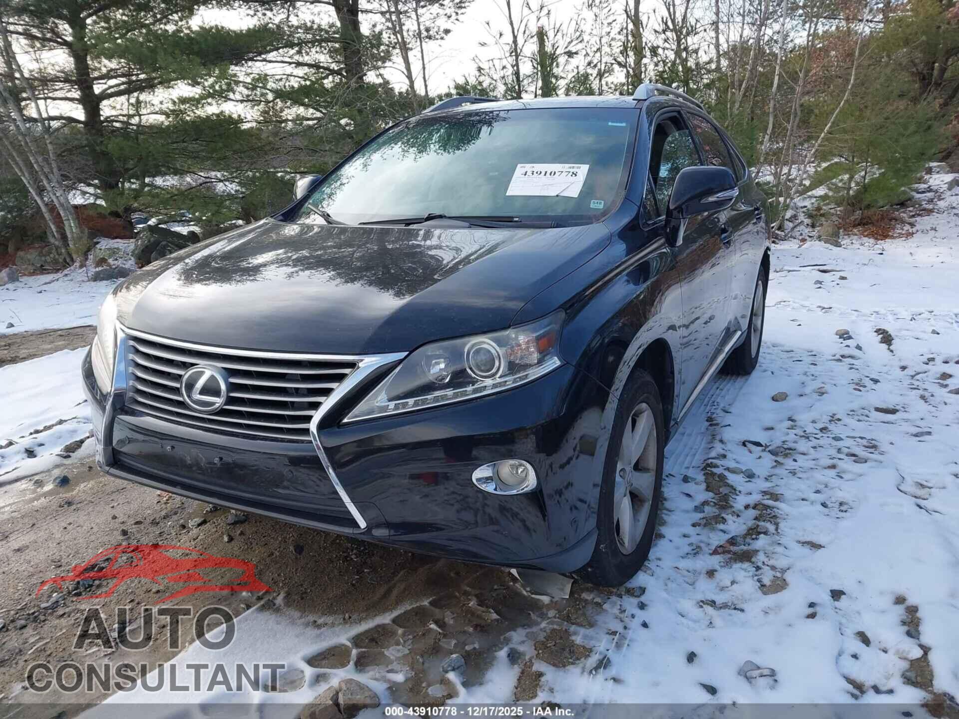 LEXUS RX 350 2013 - 2T2BK1BA2DC211237