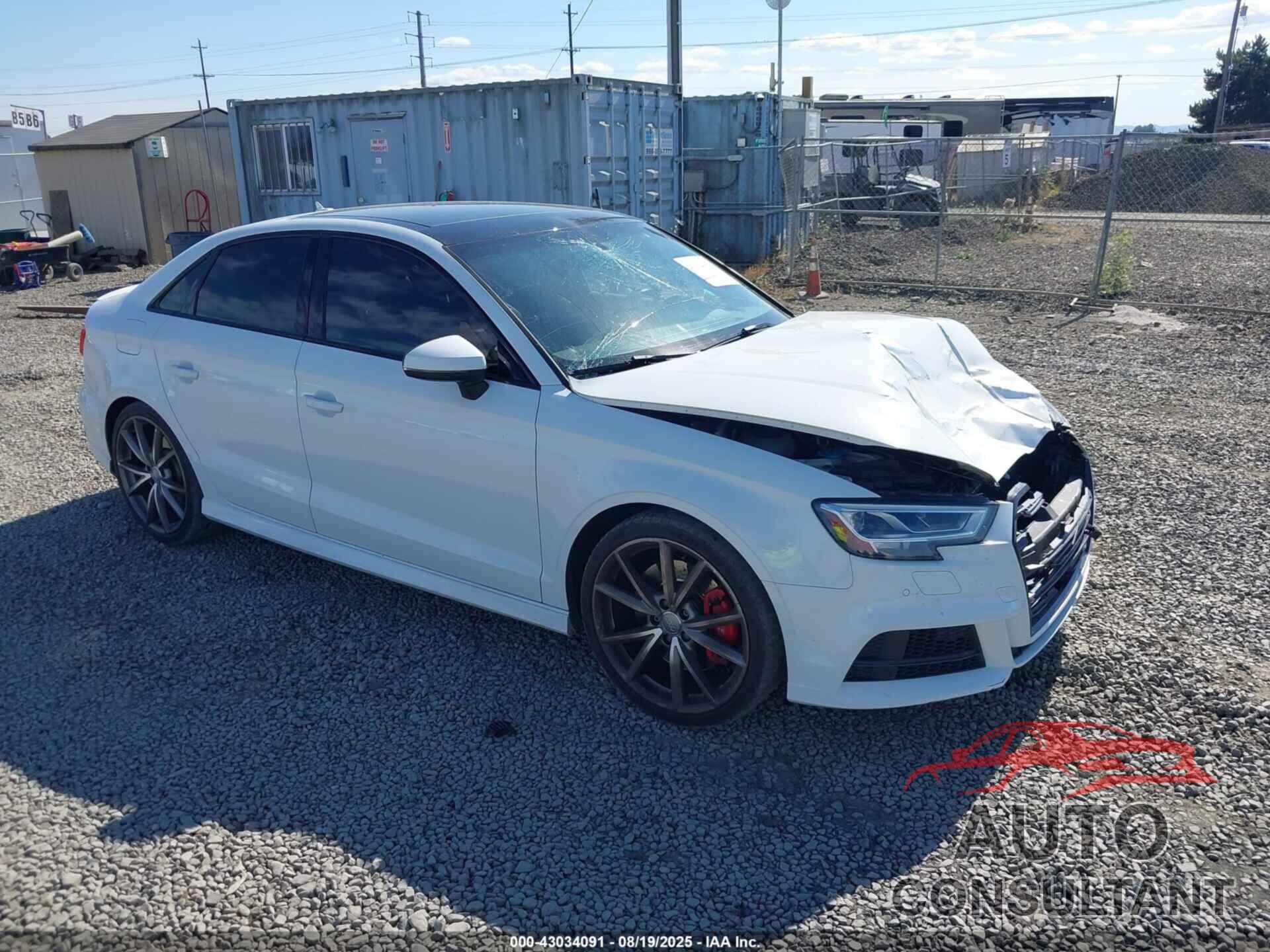AUDI S3 2017 - WAUB1GFF9H1025427