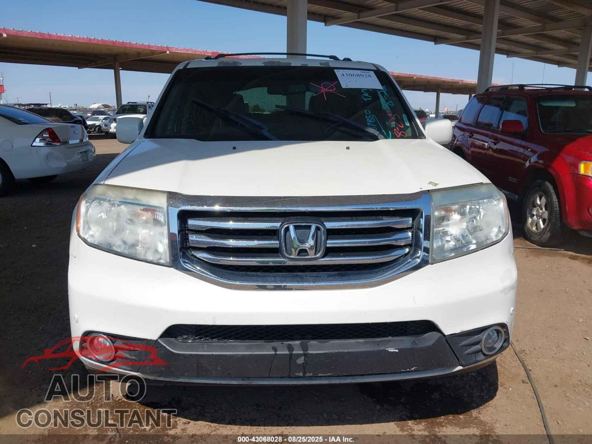 HONDA PILOT 2013 - 5FNYF4H92DB067850