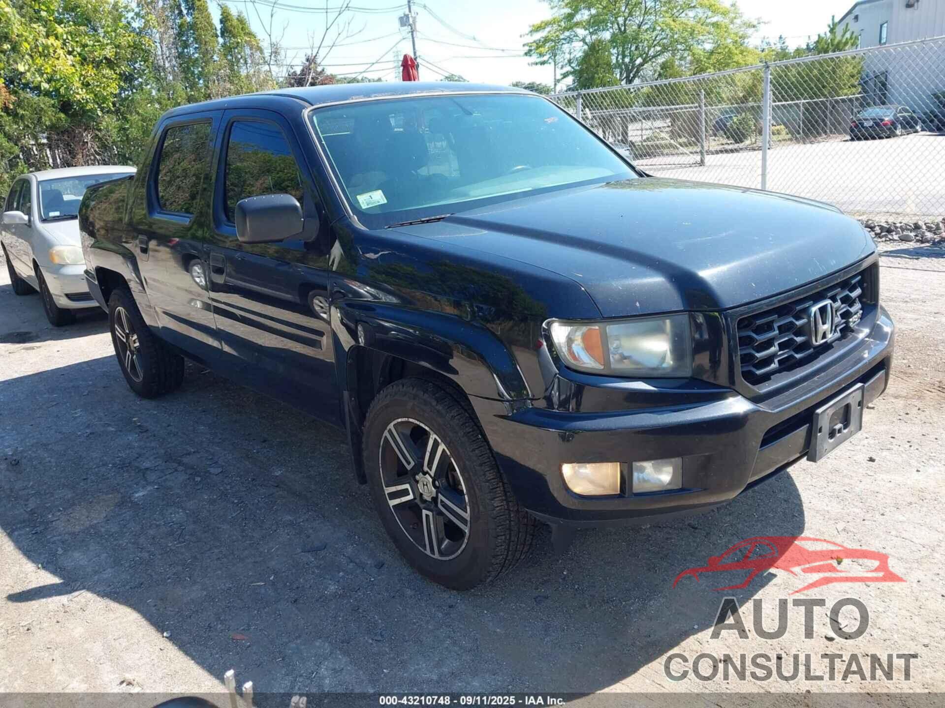 HONDA RIDGELINE 2013 - 5FPYK1F73DB007952