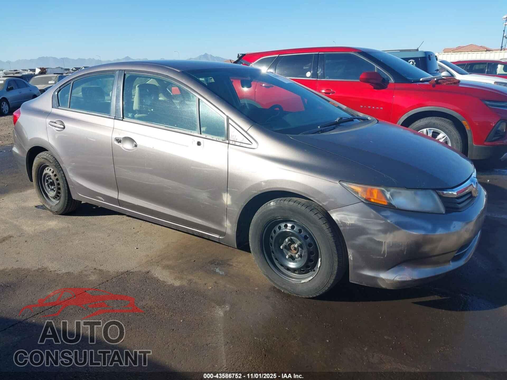 HONDA CIVIC 2012 - JHMFB2F58CS001486