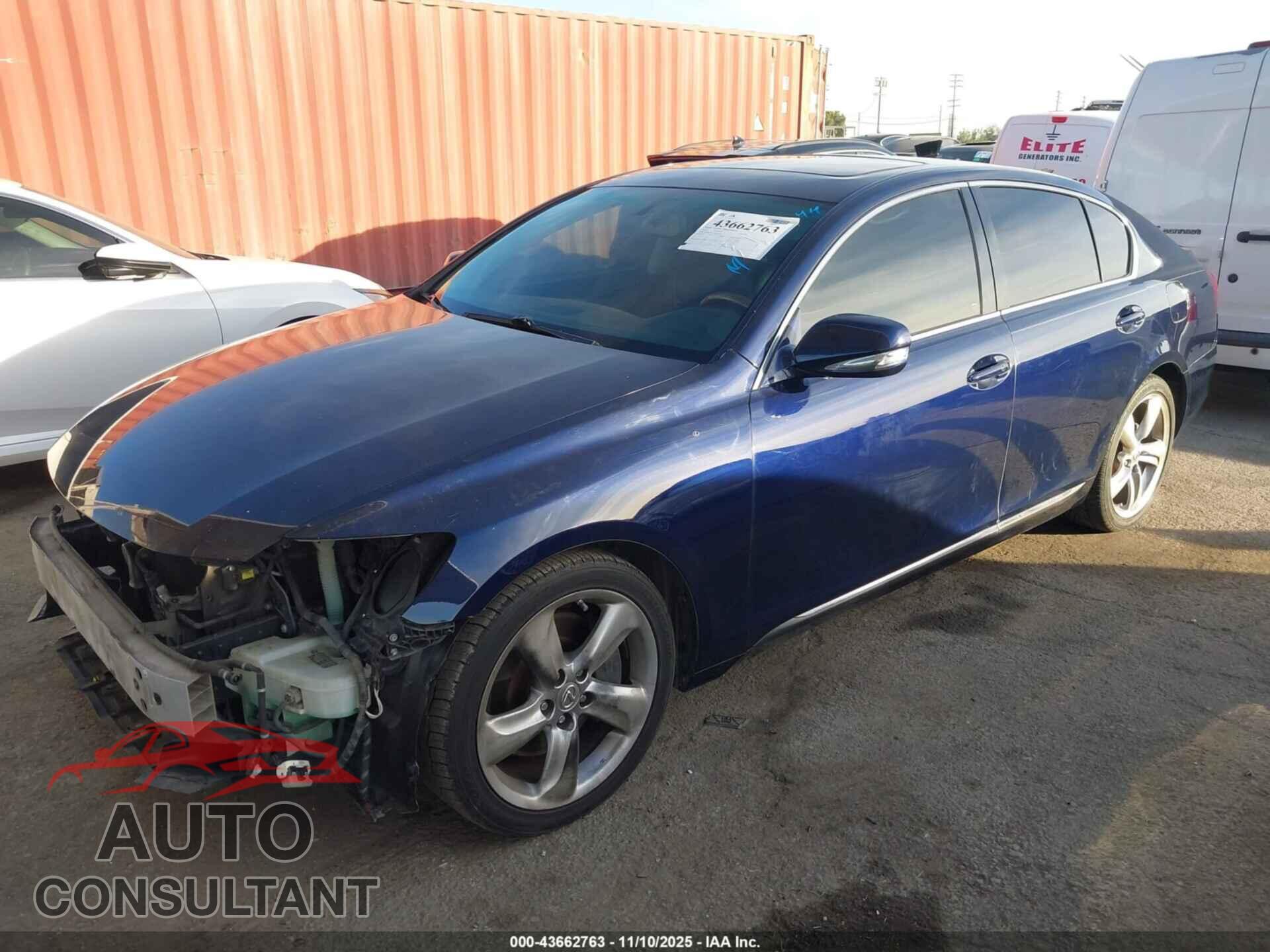 LEXUS GS 350 2011 - JTHBE1KS1B0052074