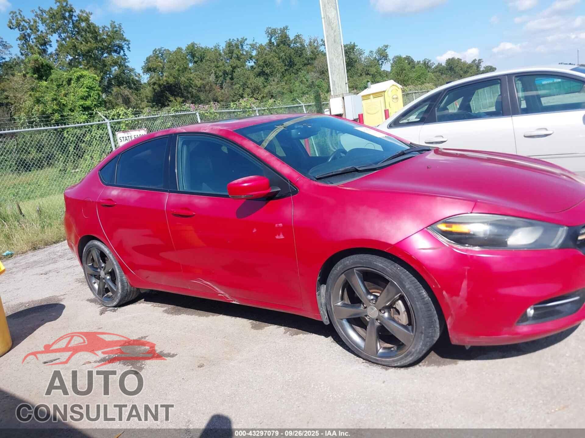 DODGE DART 2015 - 1C3CDFEB7FD238223