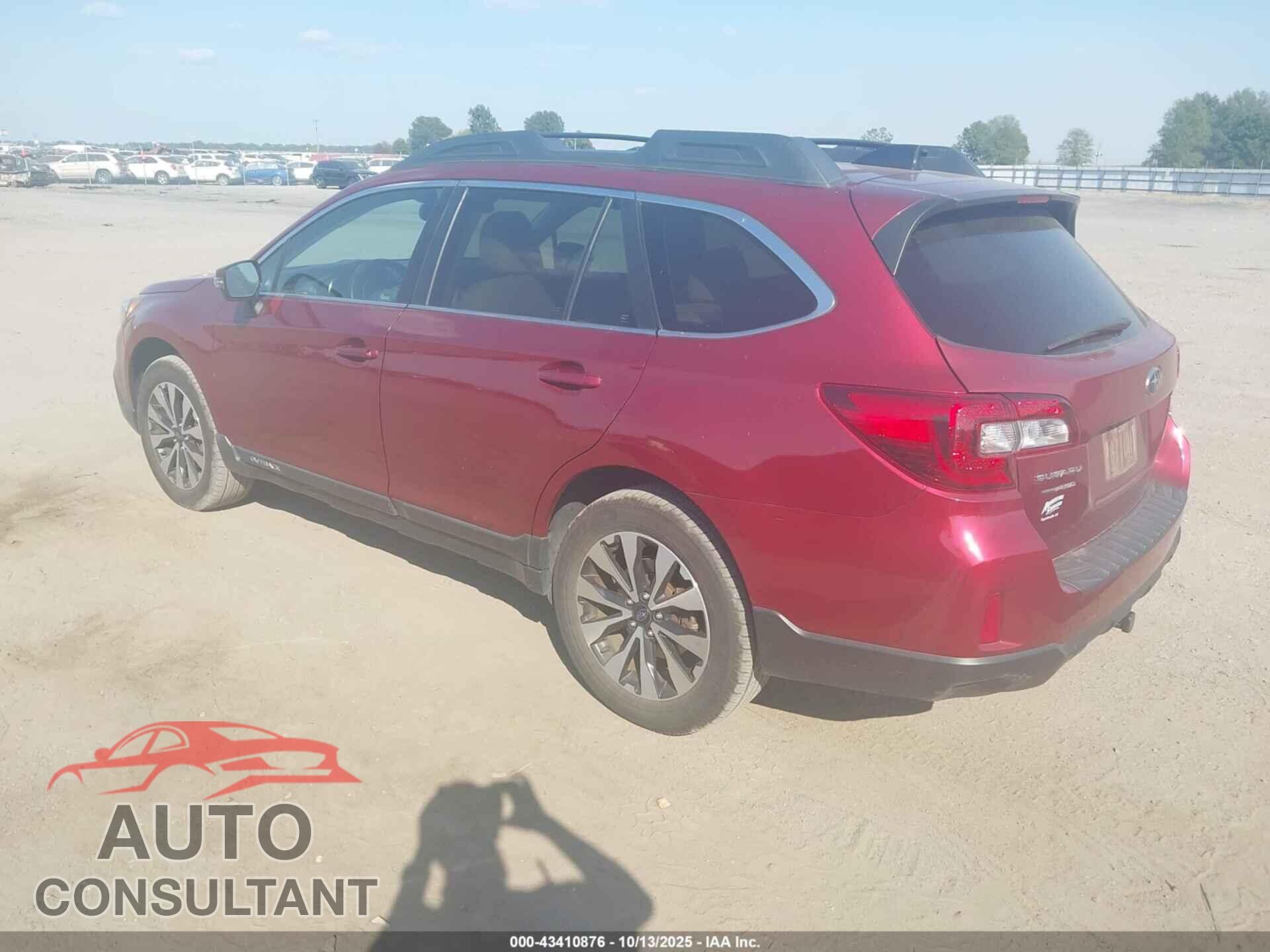 SUBARU OUTBACK 2016 - 4S4BSBNC8G3229368