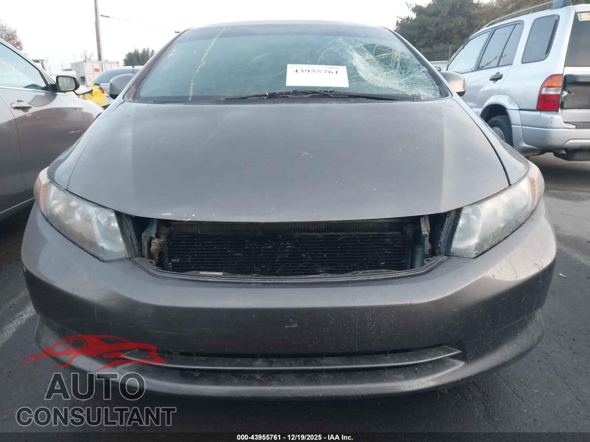 HONDA CIVIC 2012 - 19XFB2F52CE374835