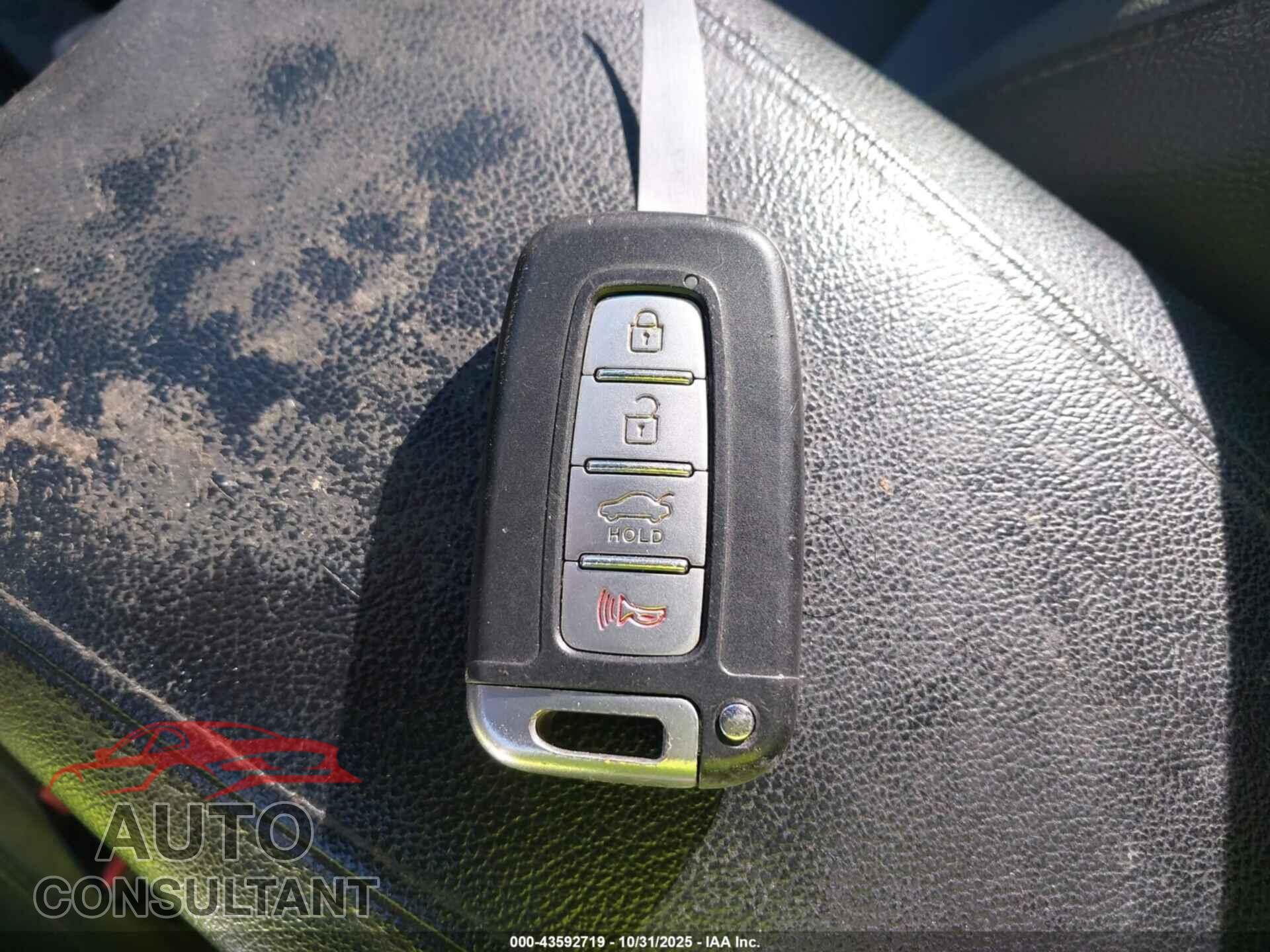 HYUNDAI SONATA 2012 - 5NPEC4AB5CH336237