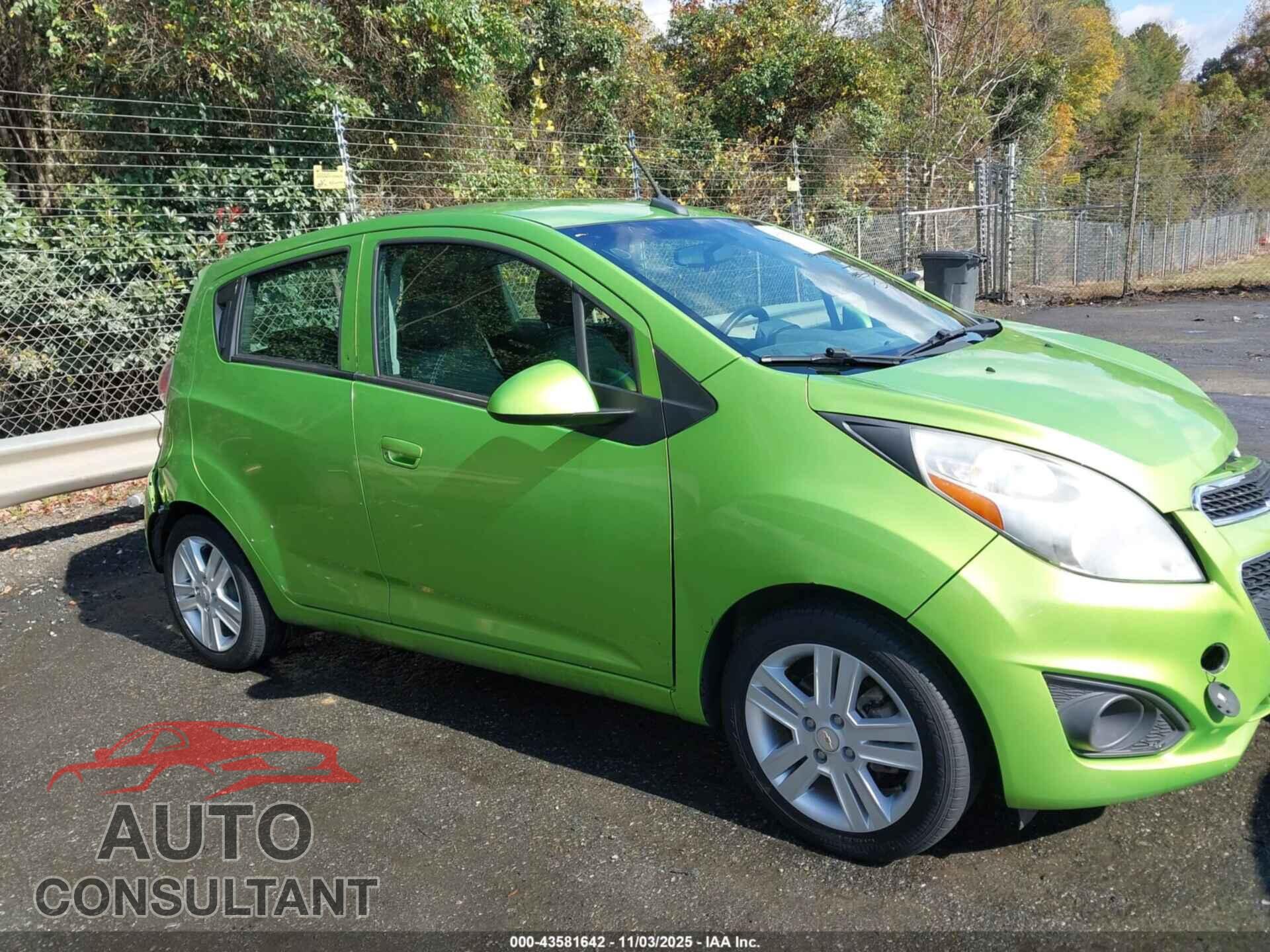 CHEVROLET SPARK 2014 - KL8CB6S93EC499736