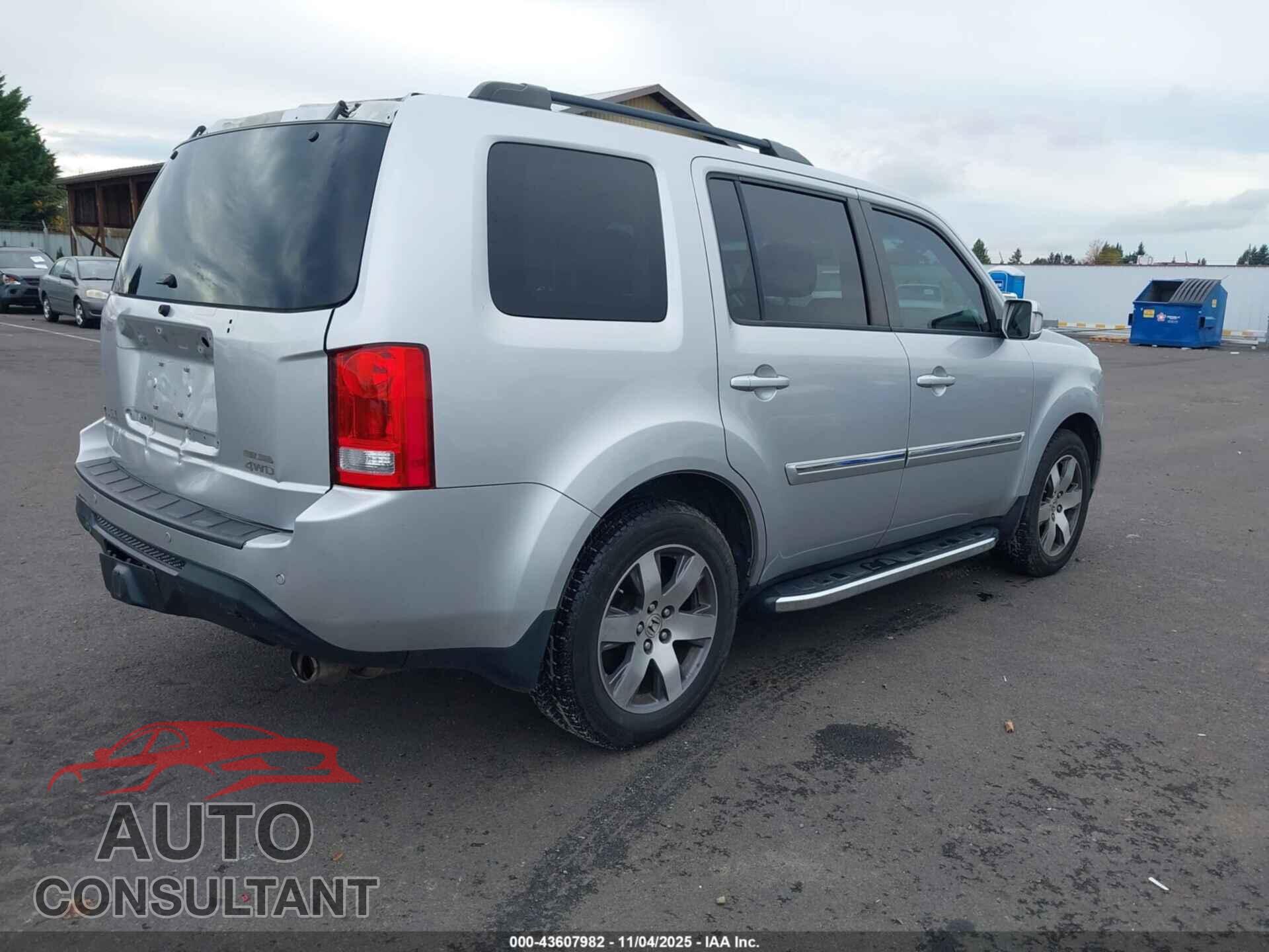 HONDA PILOT 2013 - 5FNYF4H97DB064748