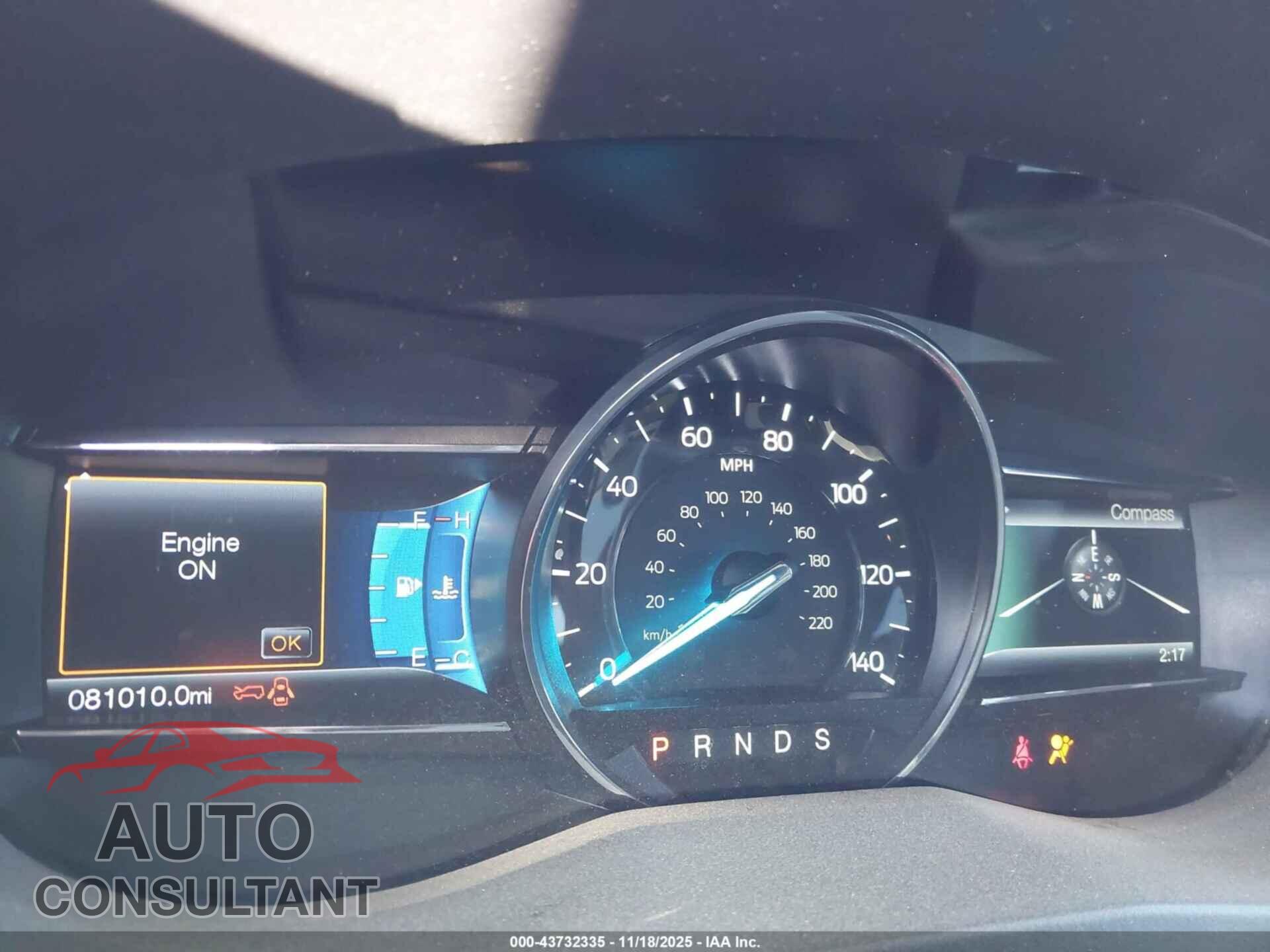 FORD EXPLORER 2017 - 1FM5K8D86HGE10167