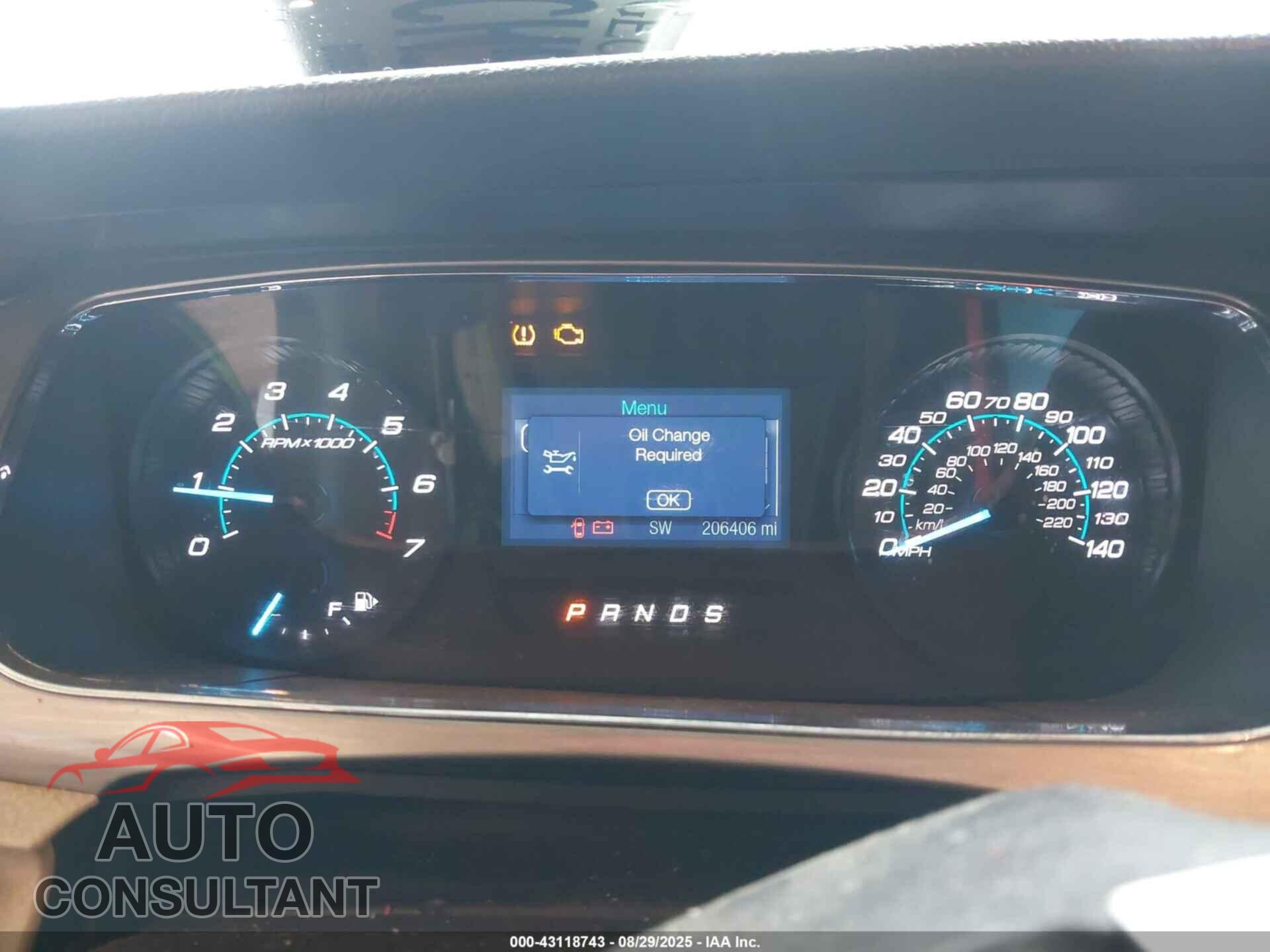 FORD TAURUS 2015 - 1FAHP2E89FG167357
