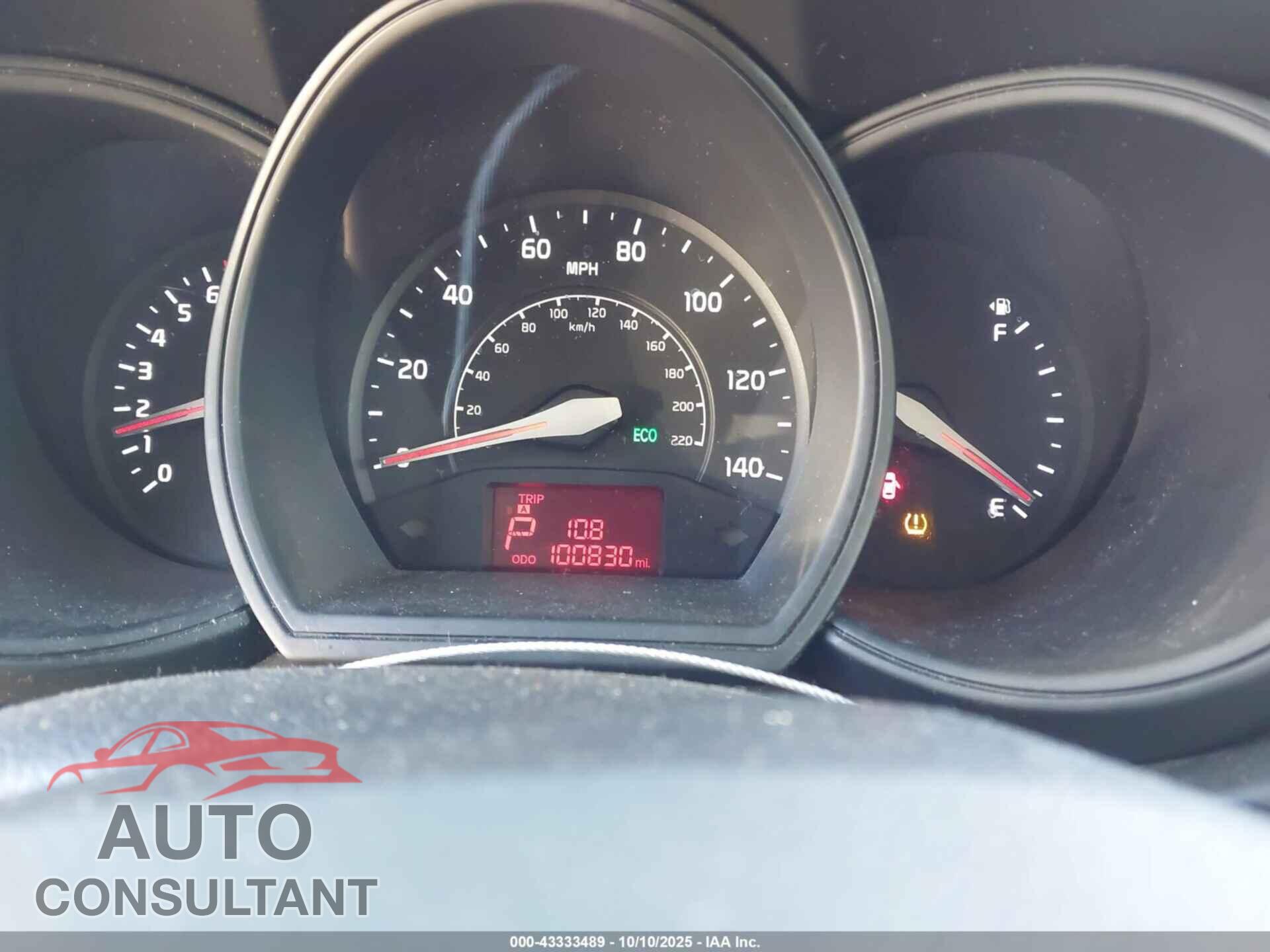 KIA RIO 2013 - KNADM5A36D6295598