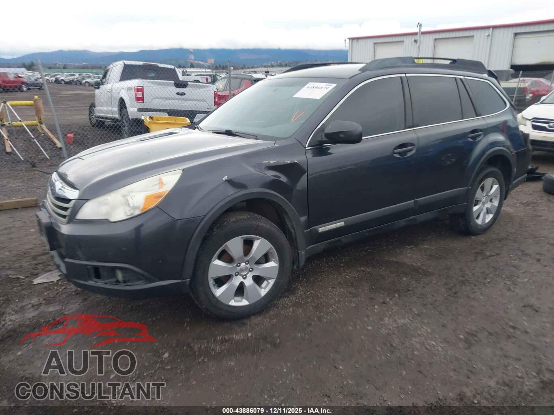SUBARU OUTBACK 2012 - 4S4BRBCC8C3233381