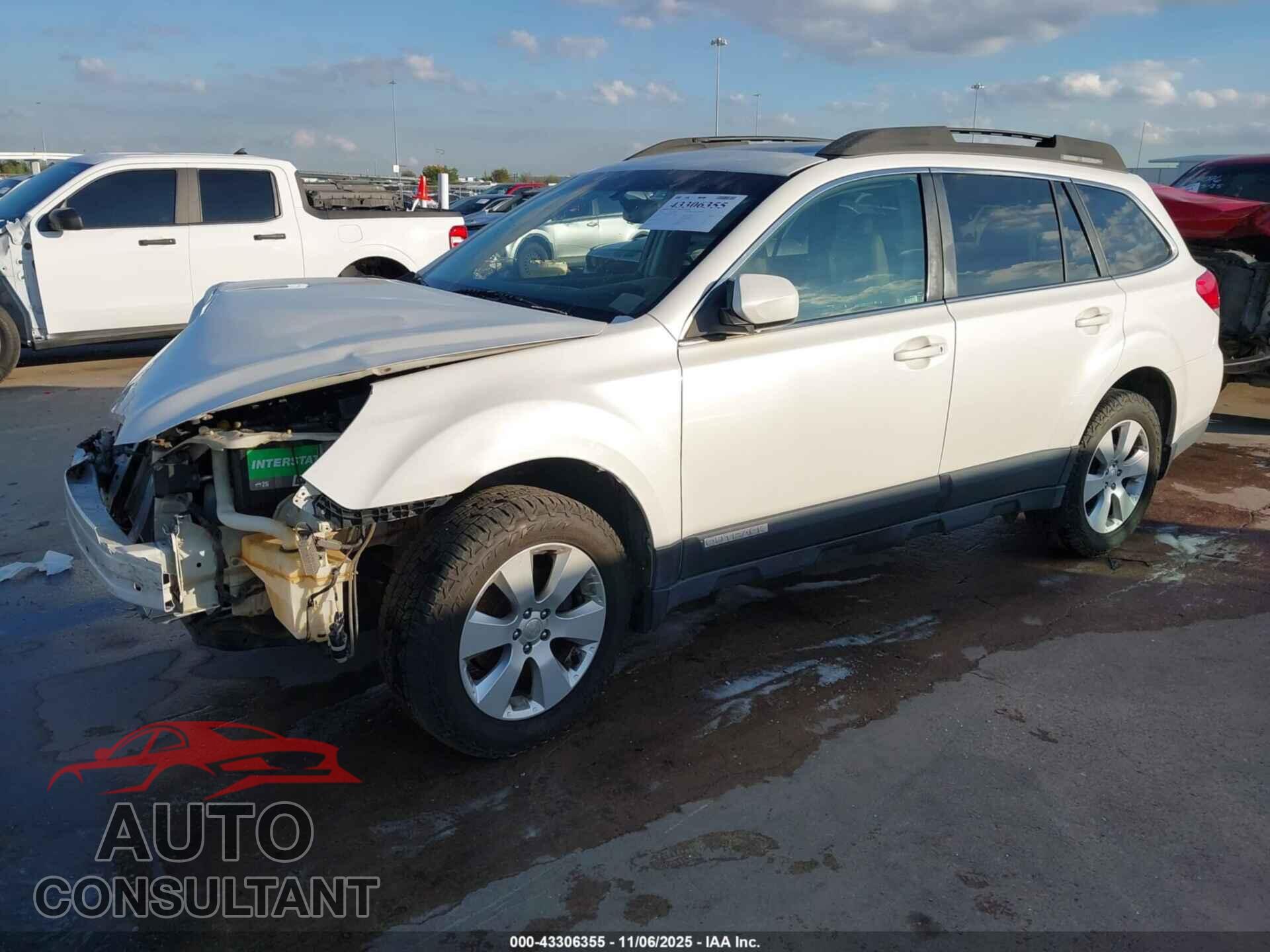 SUBARU OUTBACK 2011 - 4S4BRCKC7B3345739