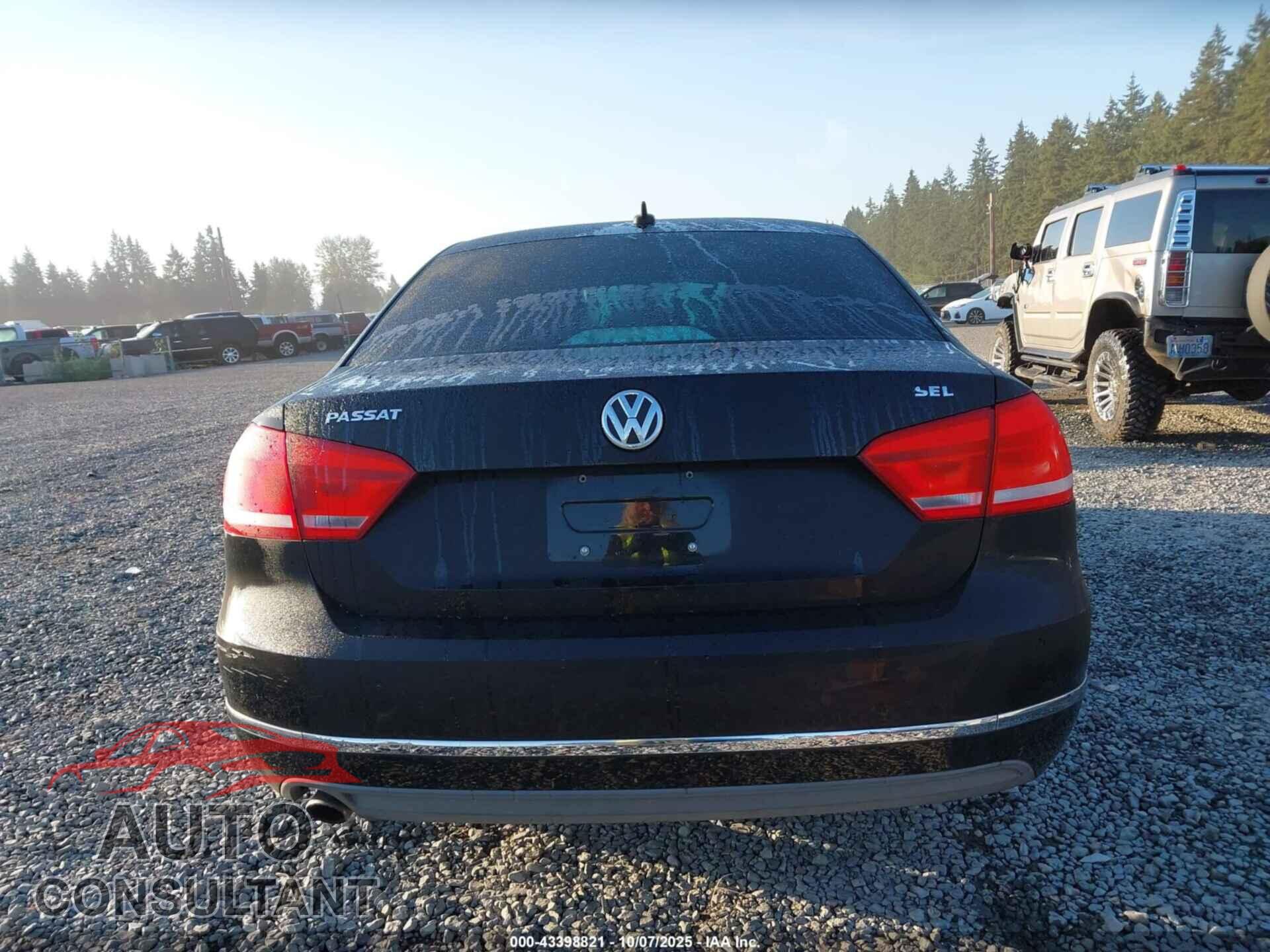 VOLKSWAGEN PASSAT 2012 - 1VWCH7A32CC044492