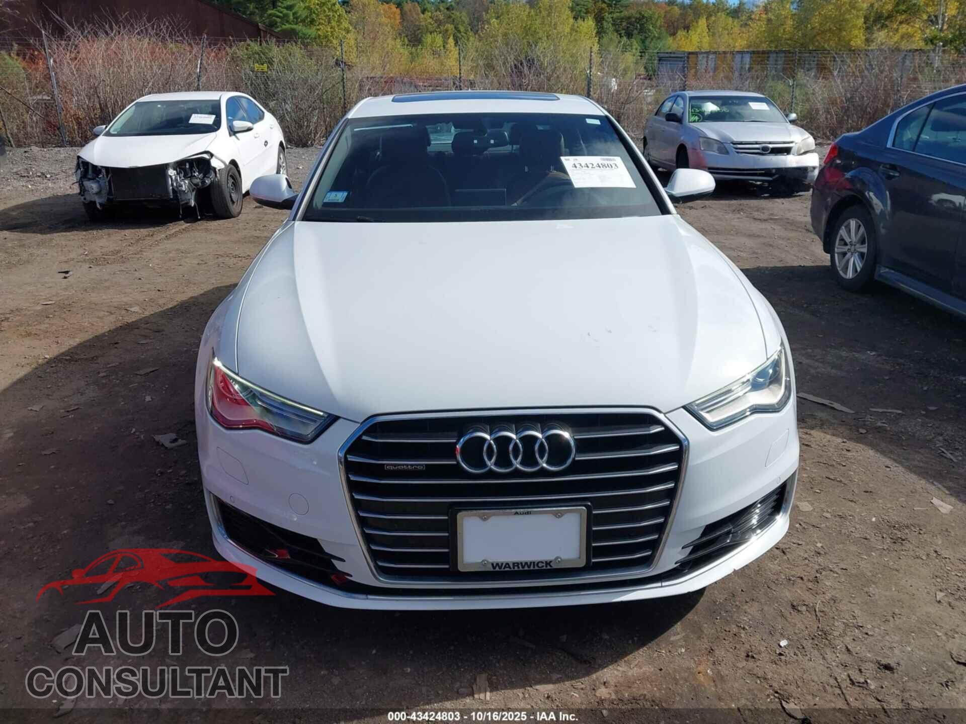 AUDI A6 2016 - WAUGFAFC3GN087388