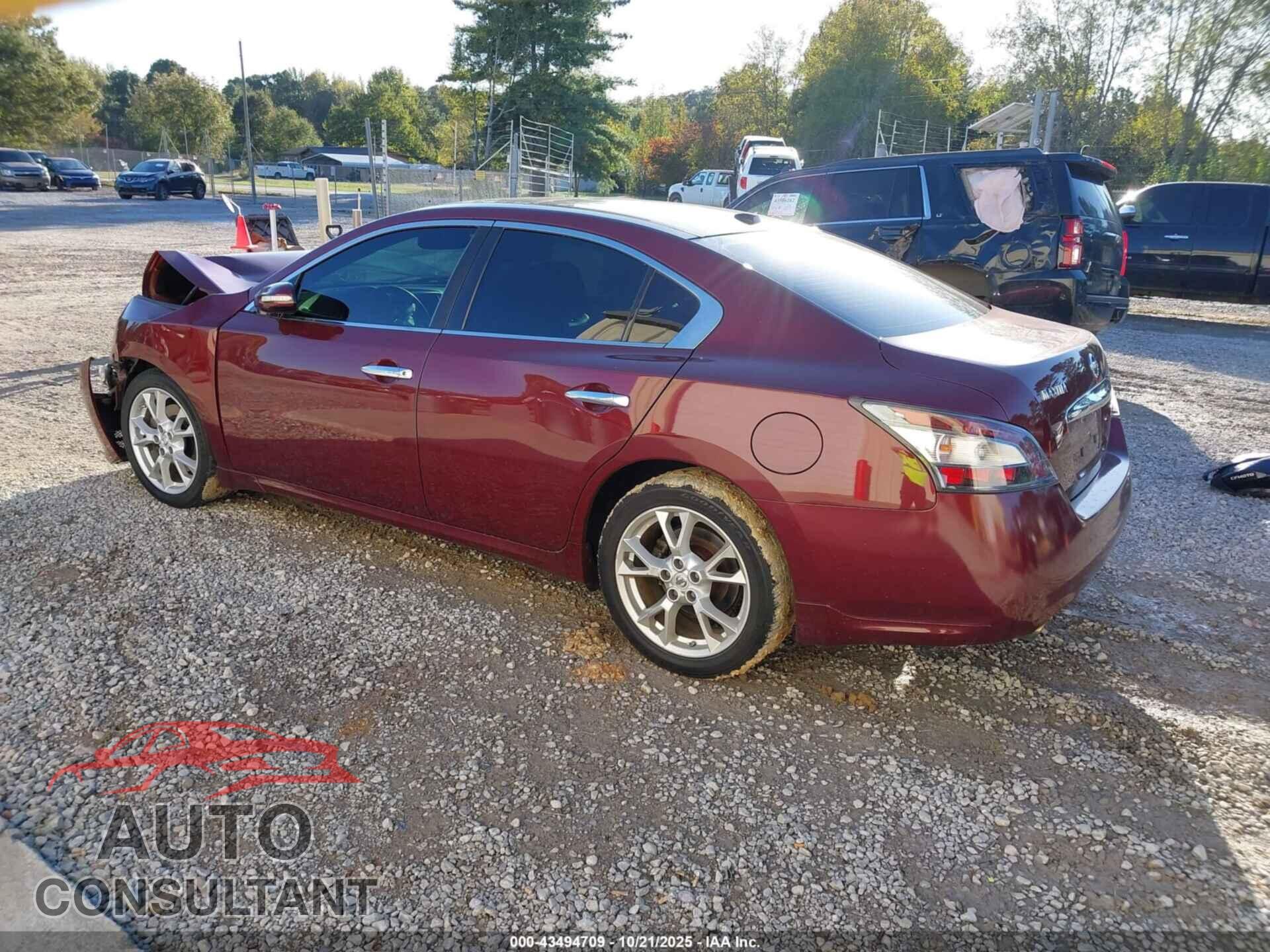 NISSAN MAXIMA 2013 - 1N4AA5AP0DC801290